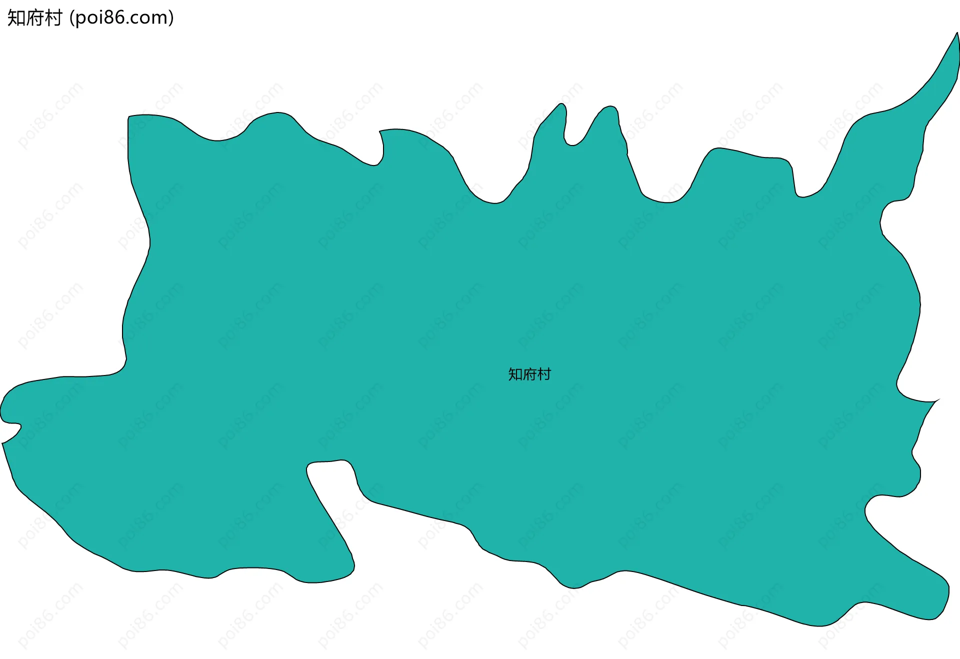知府村边界地图