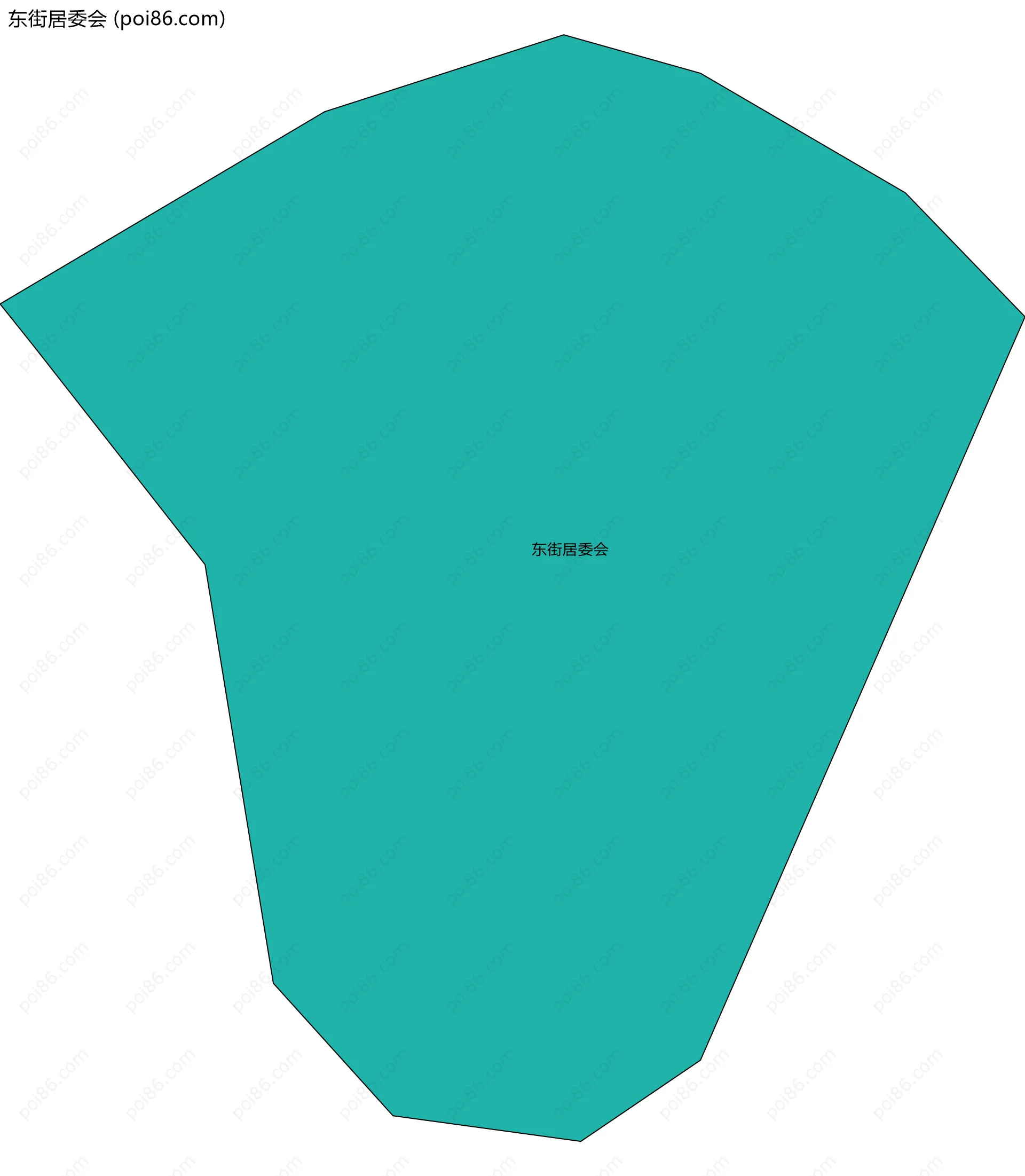 东街居委会边界地图