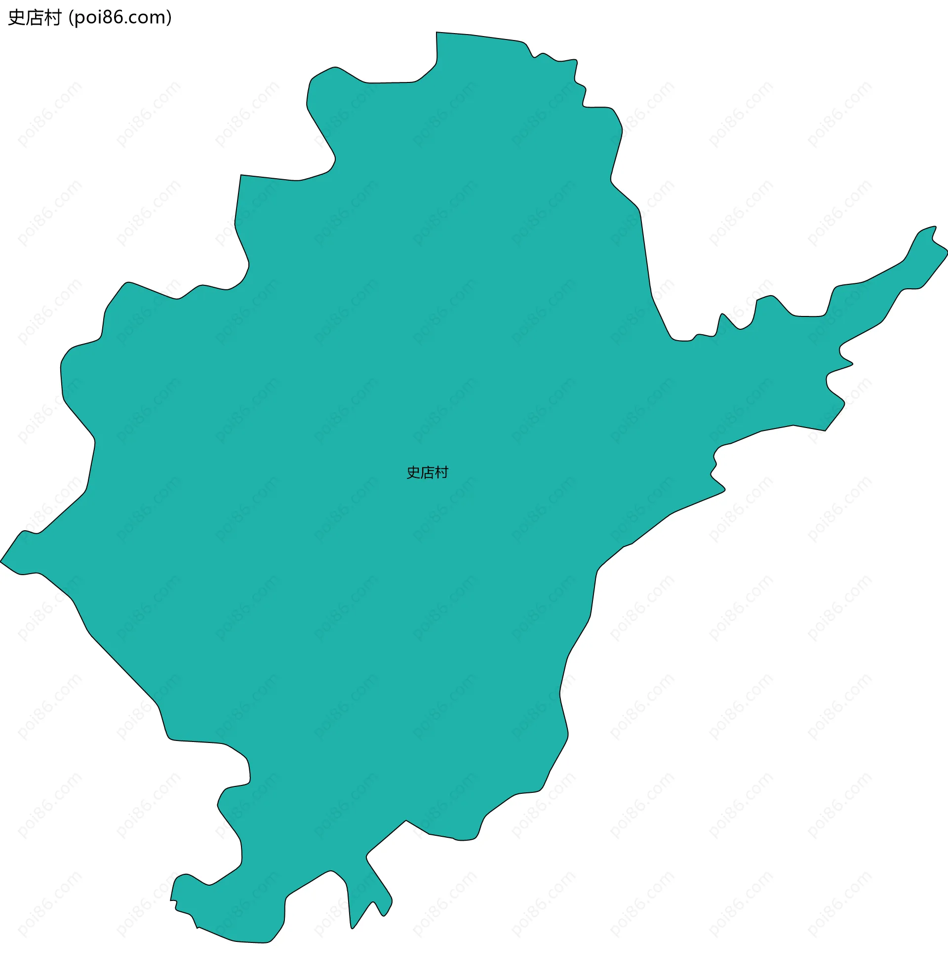 史店村边界地图