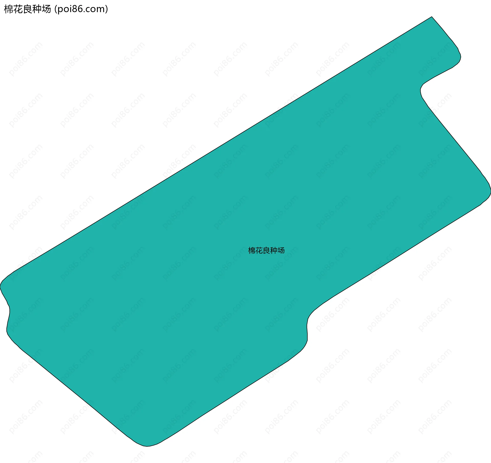 棉花良种场边界地图