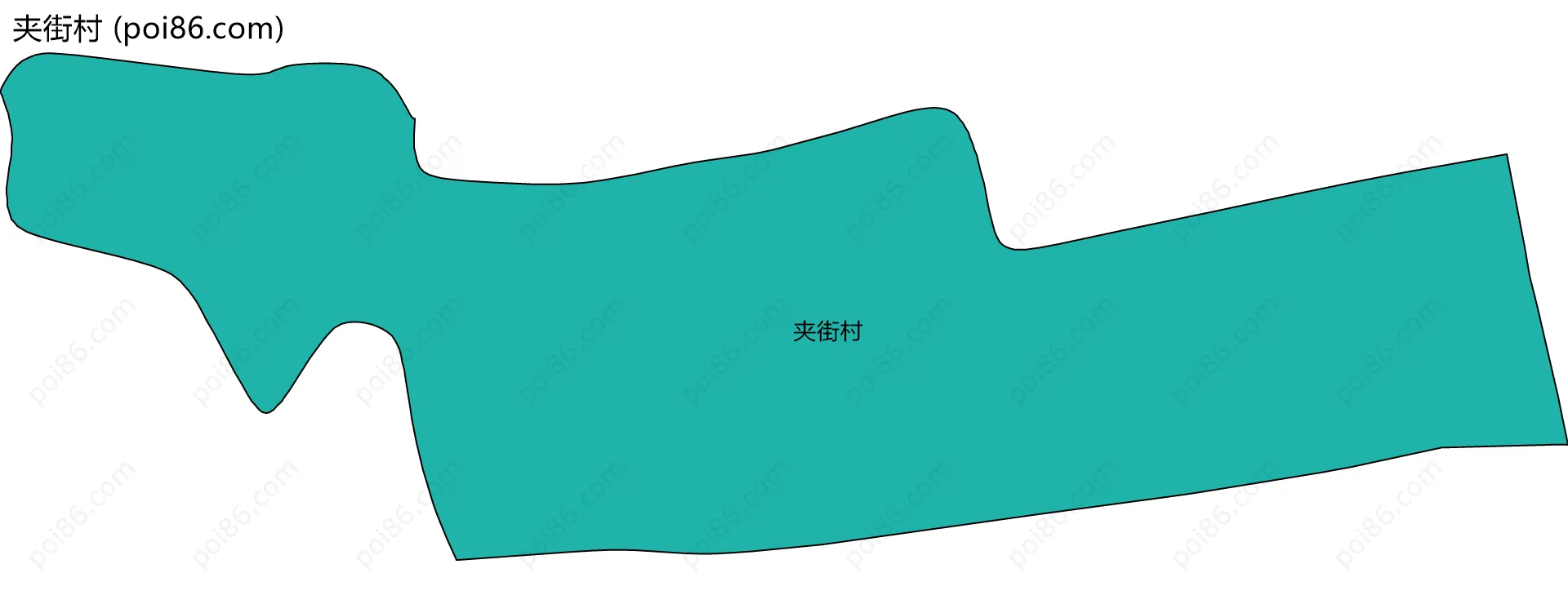 夹街村边界地图