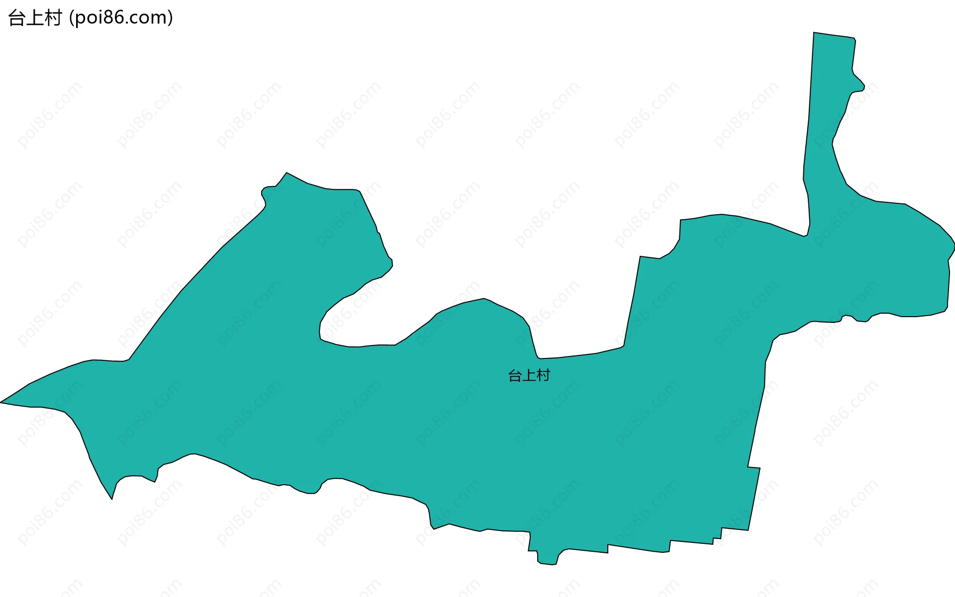 台上村边界地图