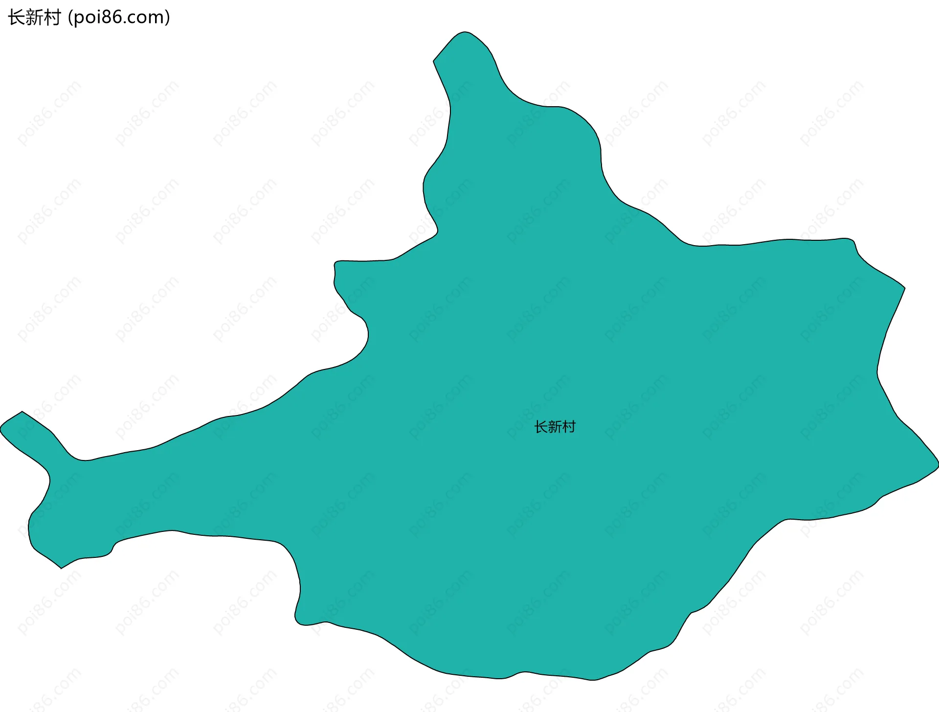 长新村边界地图