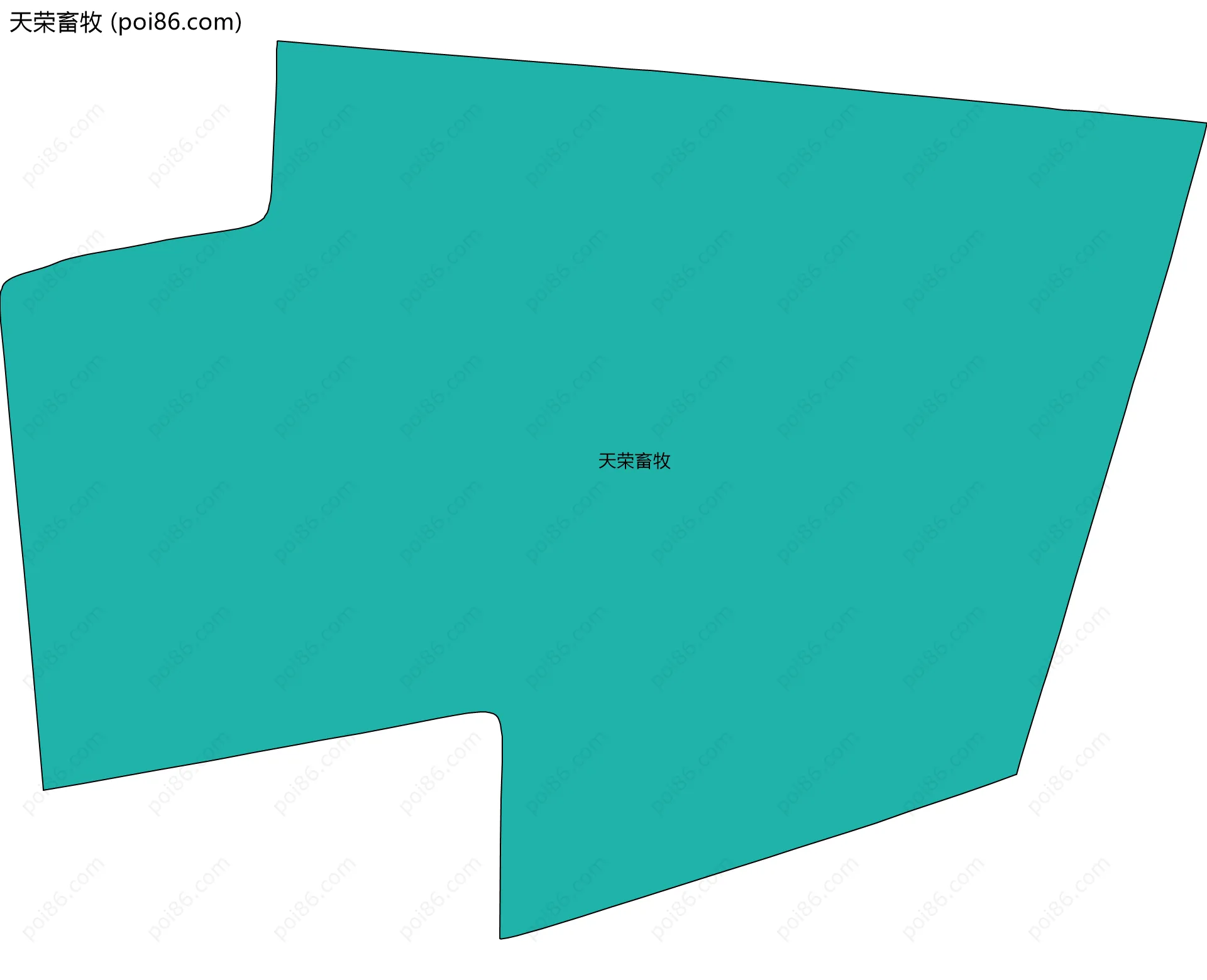 天荣畜牧边界地图