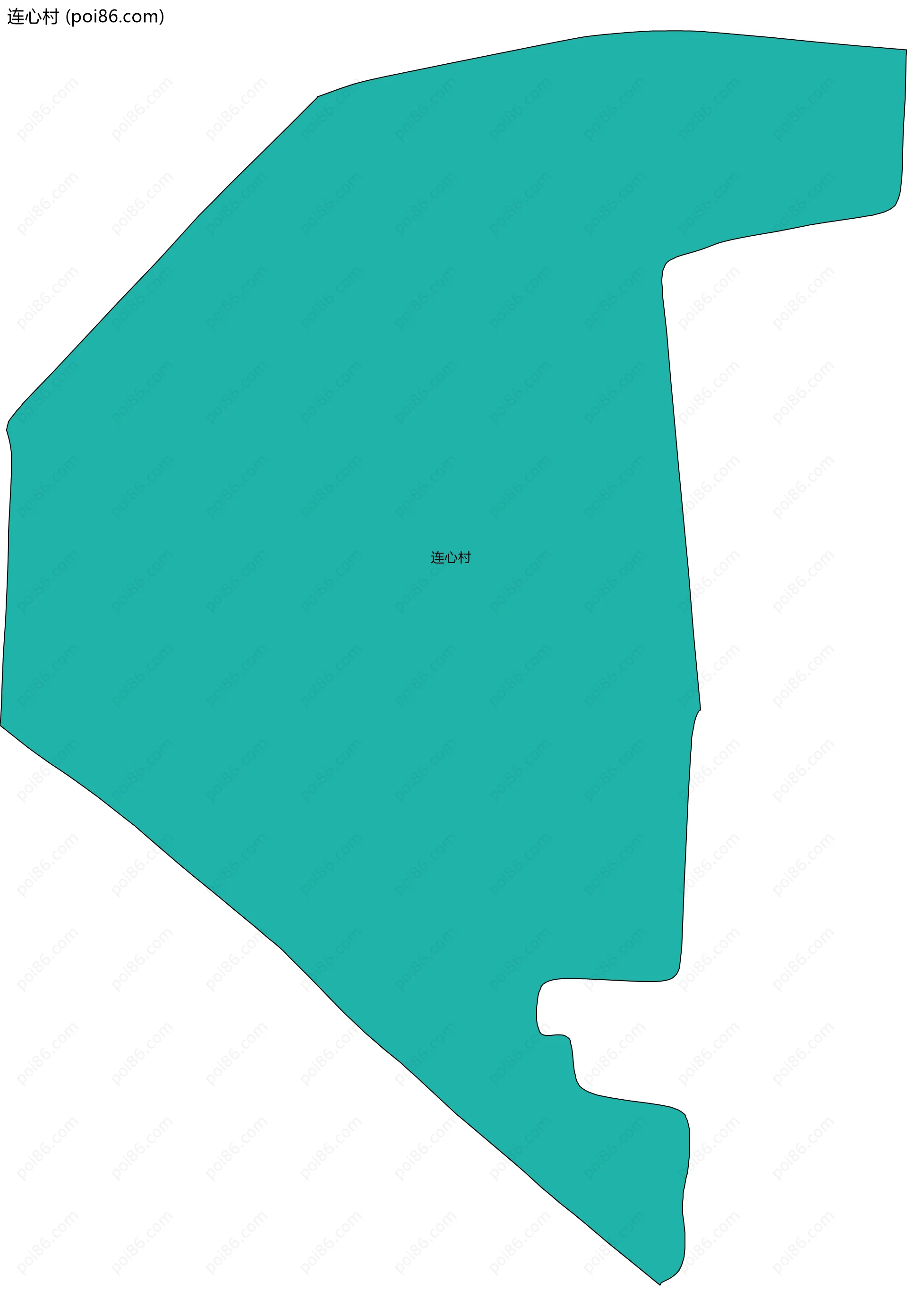 连心村边界地图