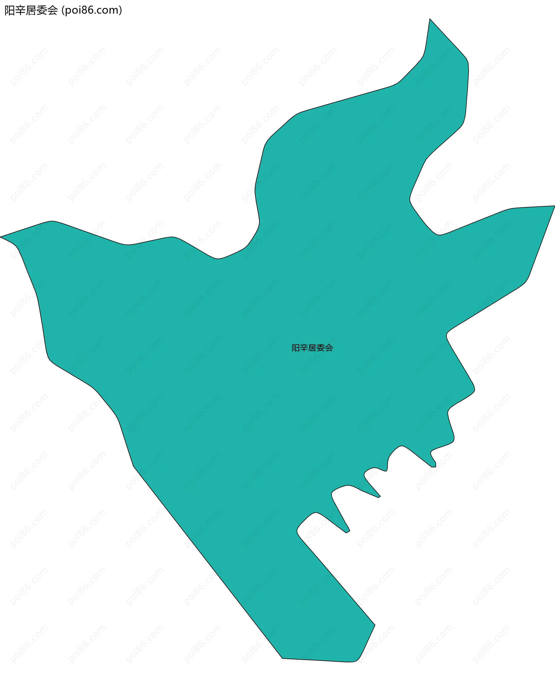 阳辛居委会边界地图