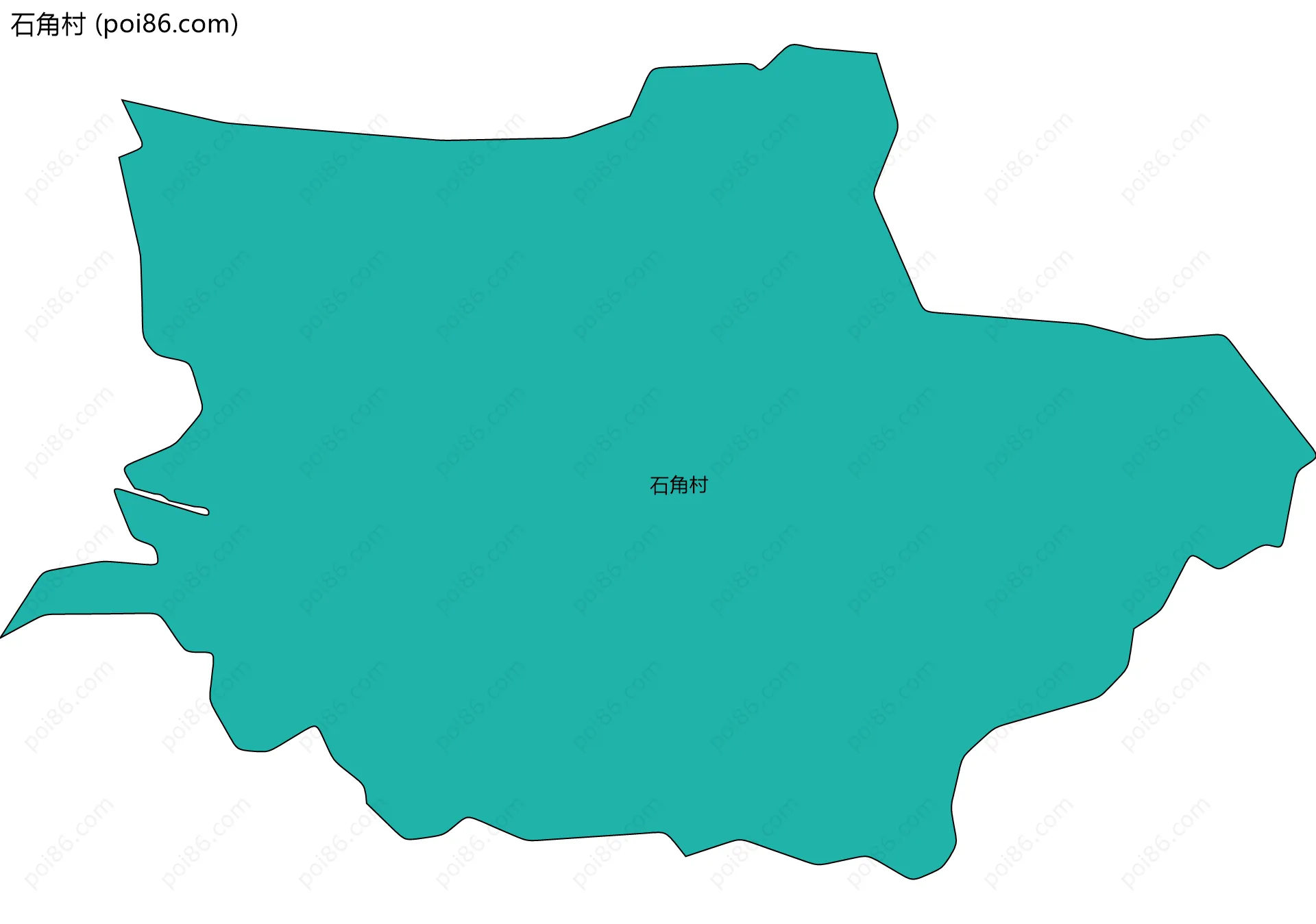石角村边界地图