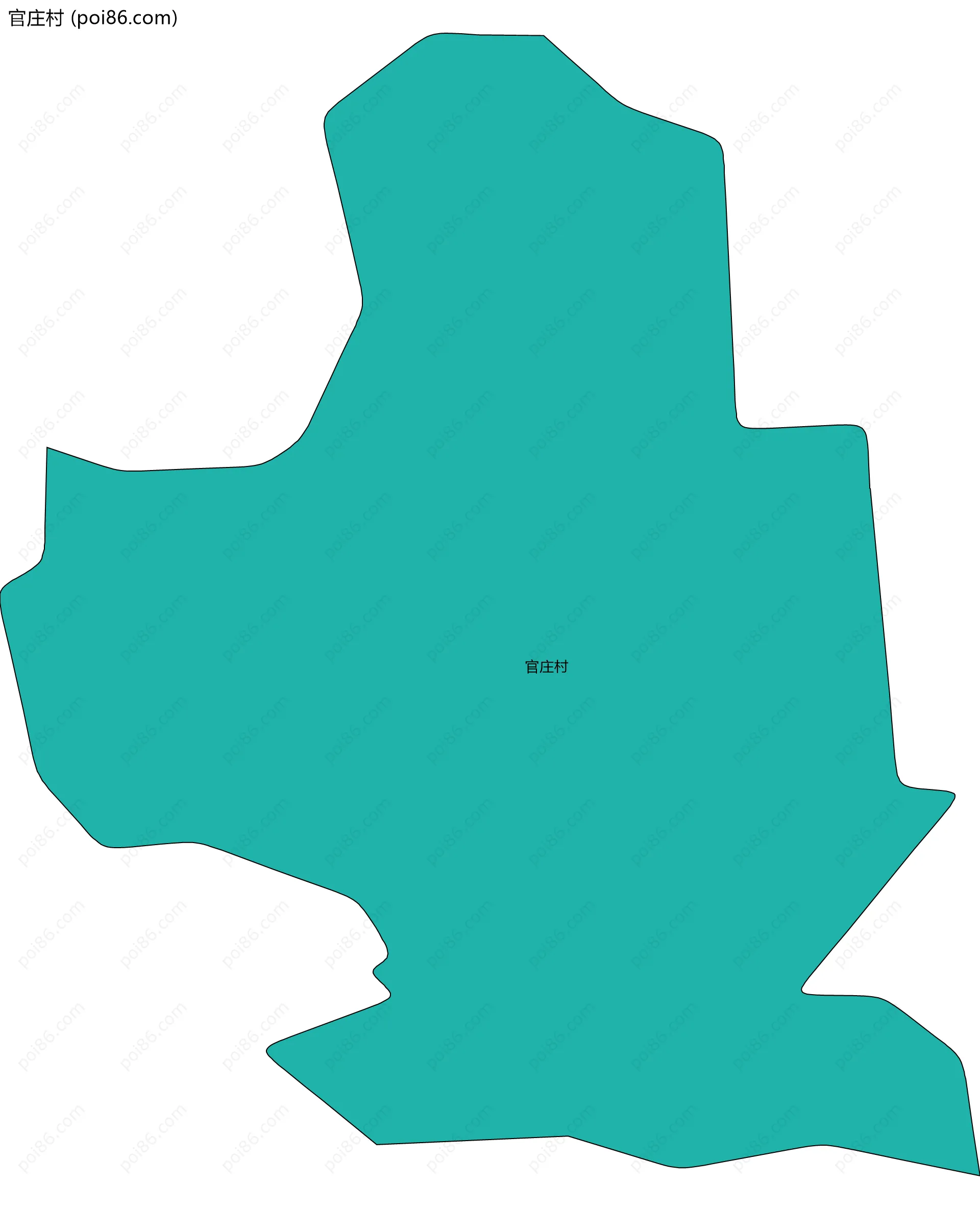 官庄村边界地图