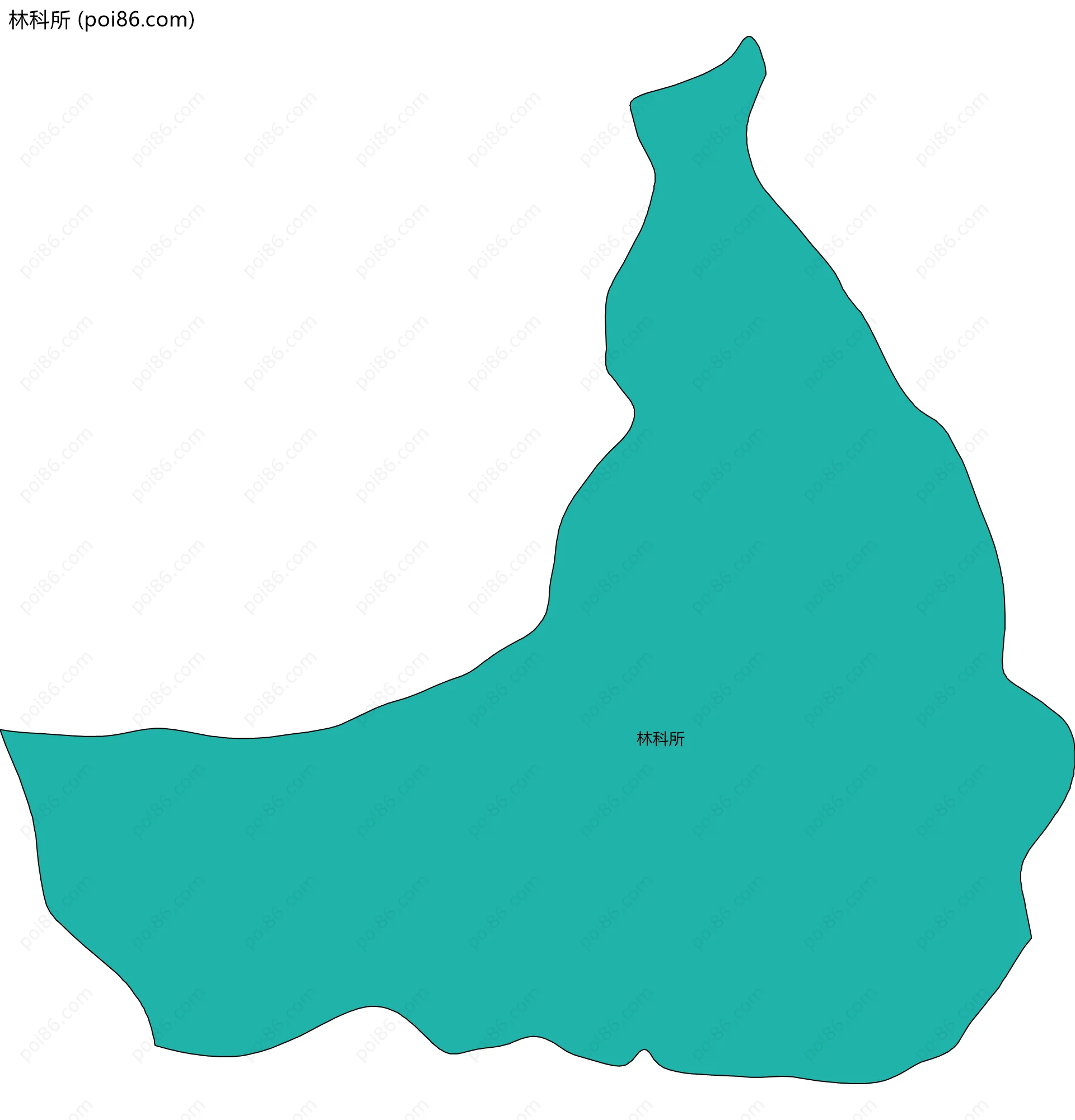林科所边界地图