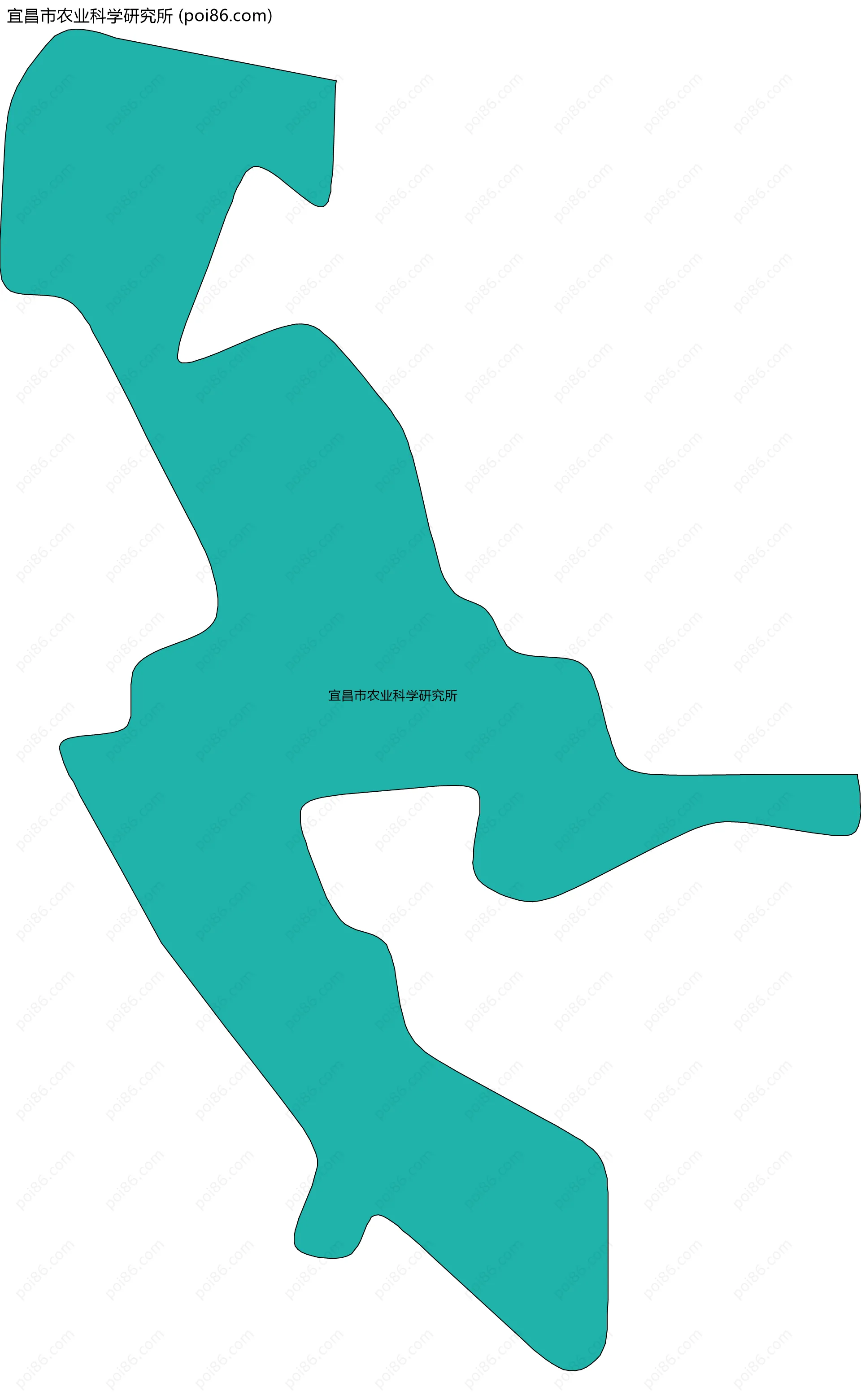 宜昌市农业科学研究所边界地图