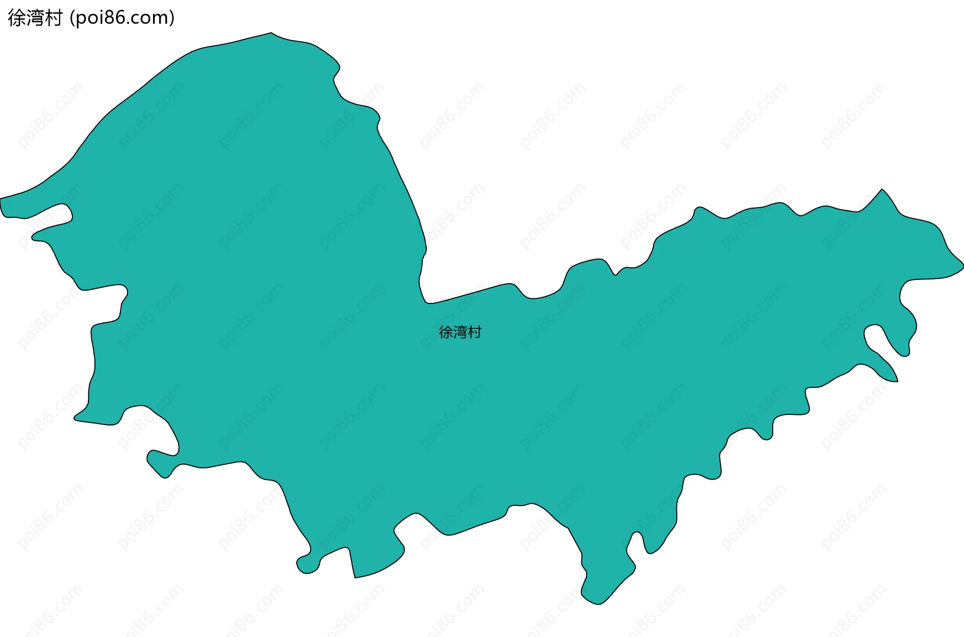 徐湾村边界地图