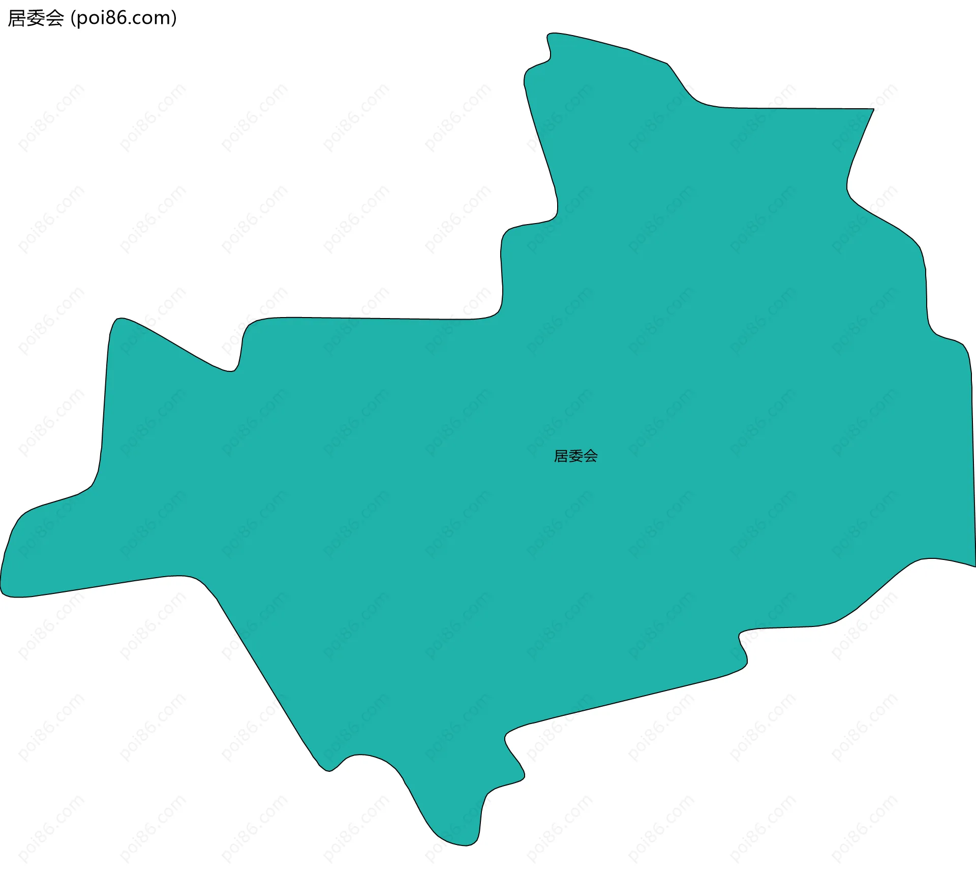 居委会边界地图