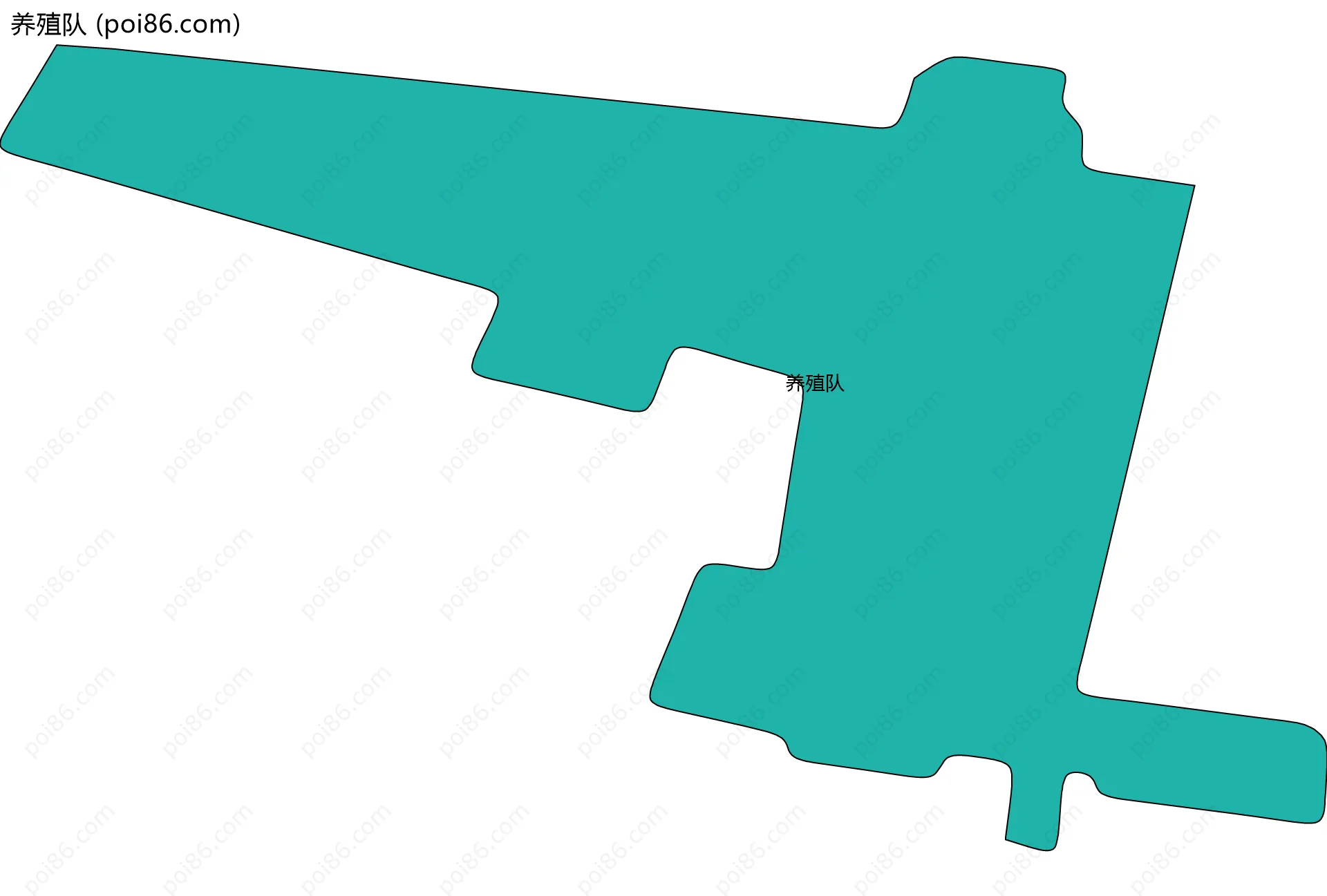 养殖队边界地图