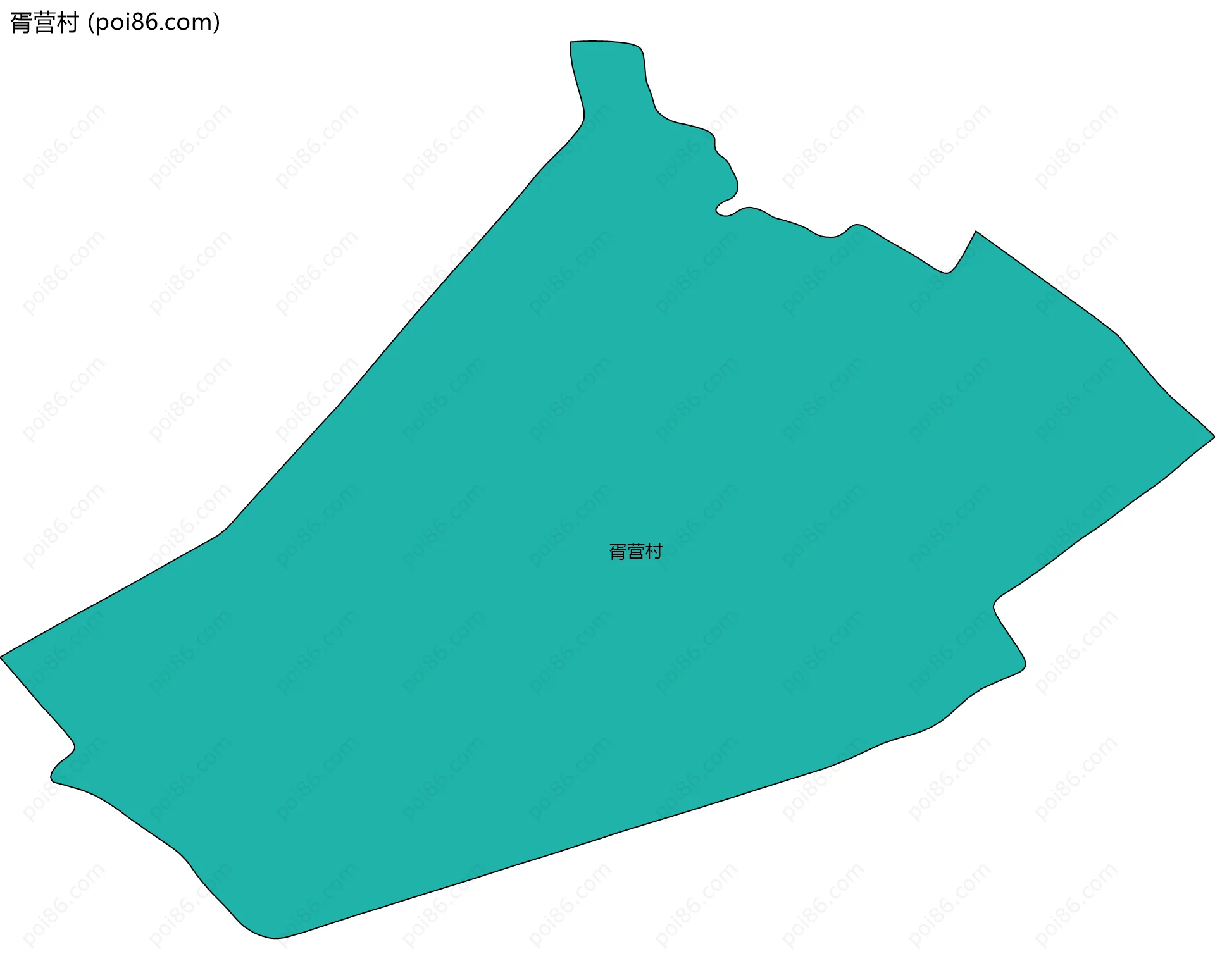 胥营村边界地图