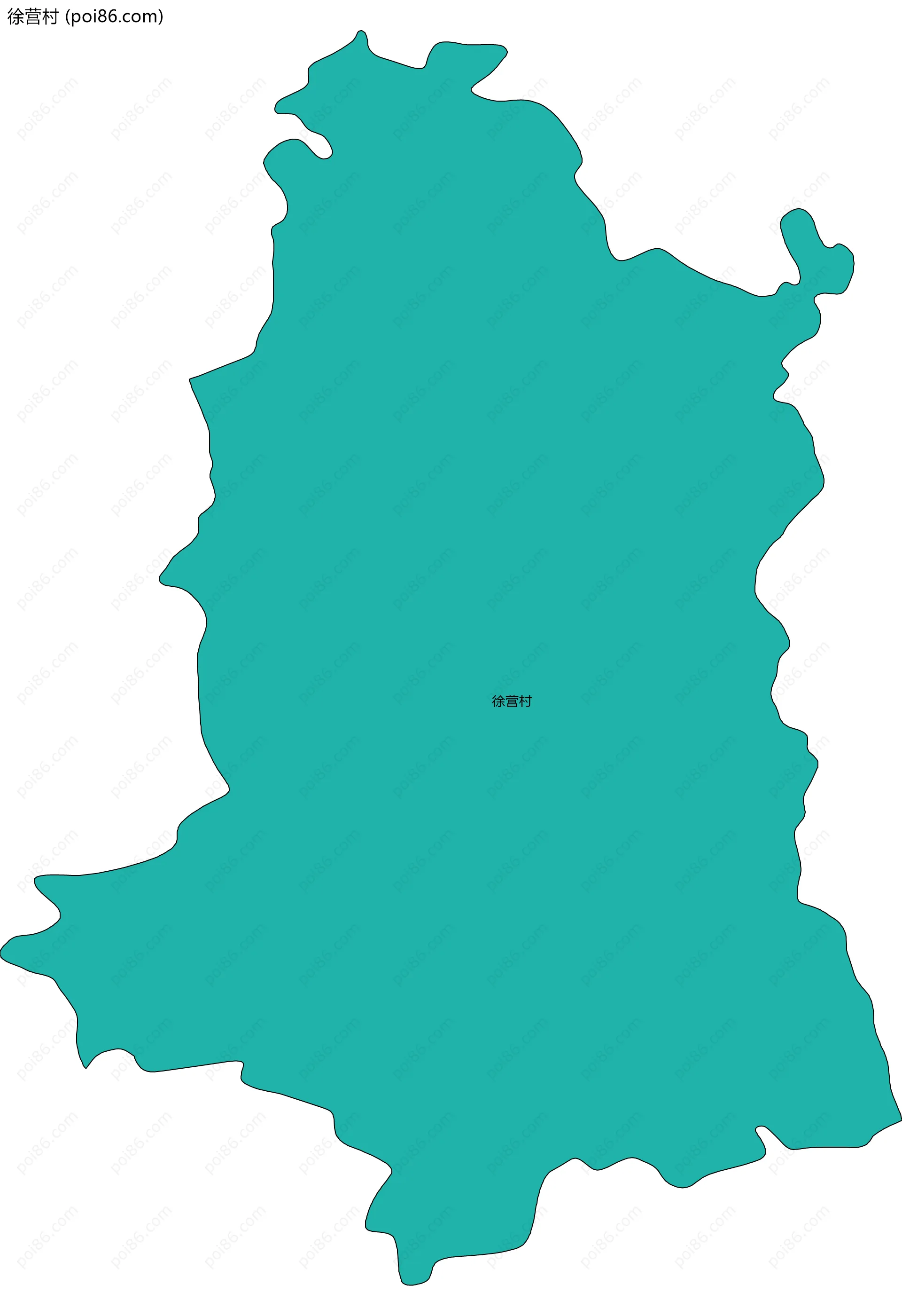 徐营村边界地图