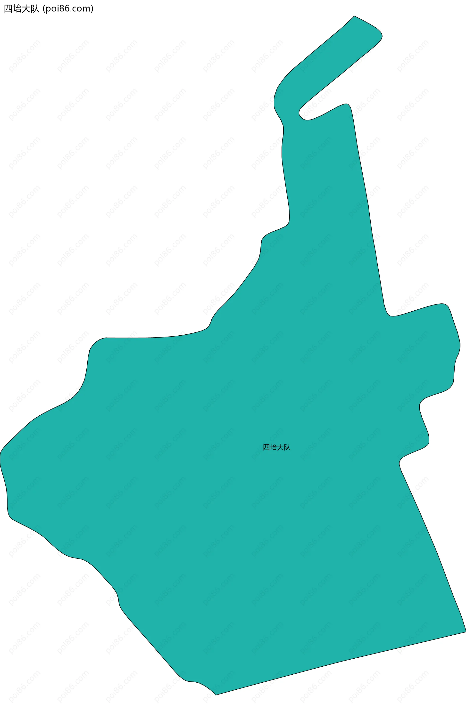 四坮大队边界地图