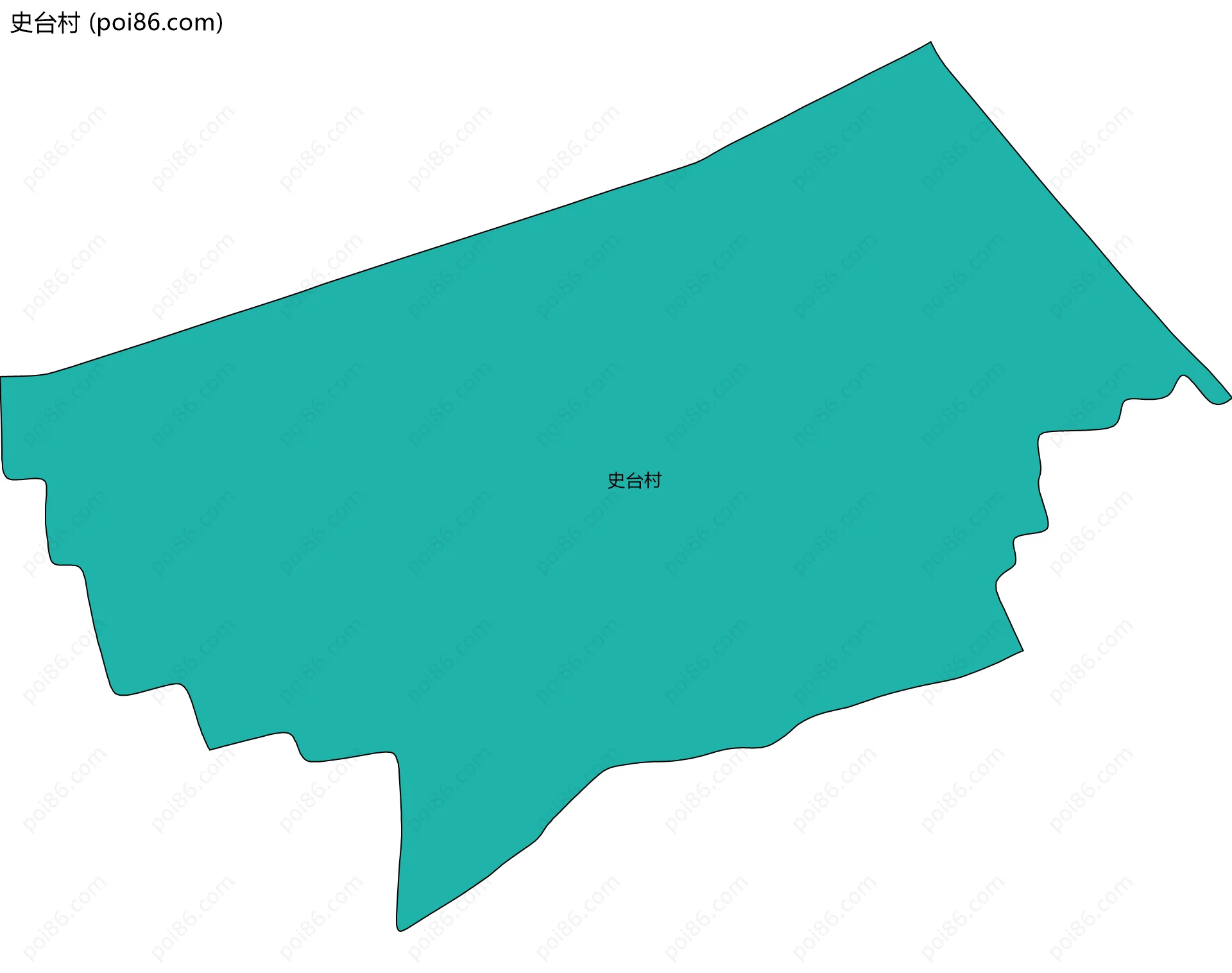 史台村边界地图