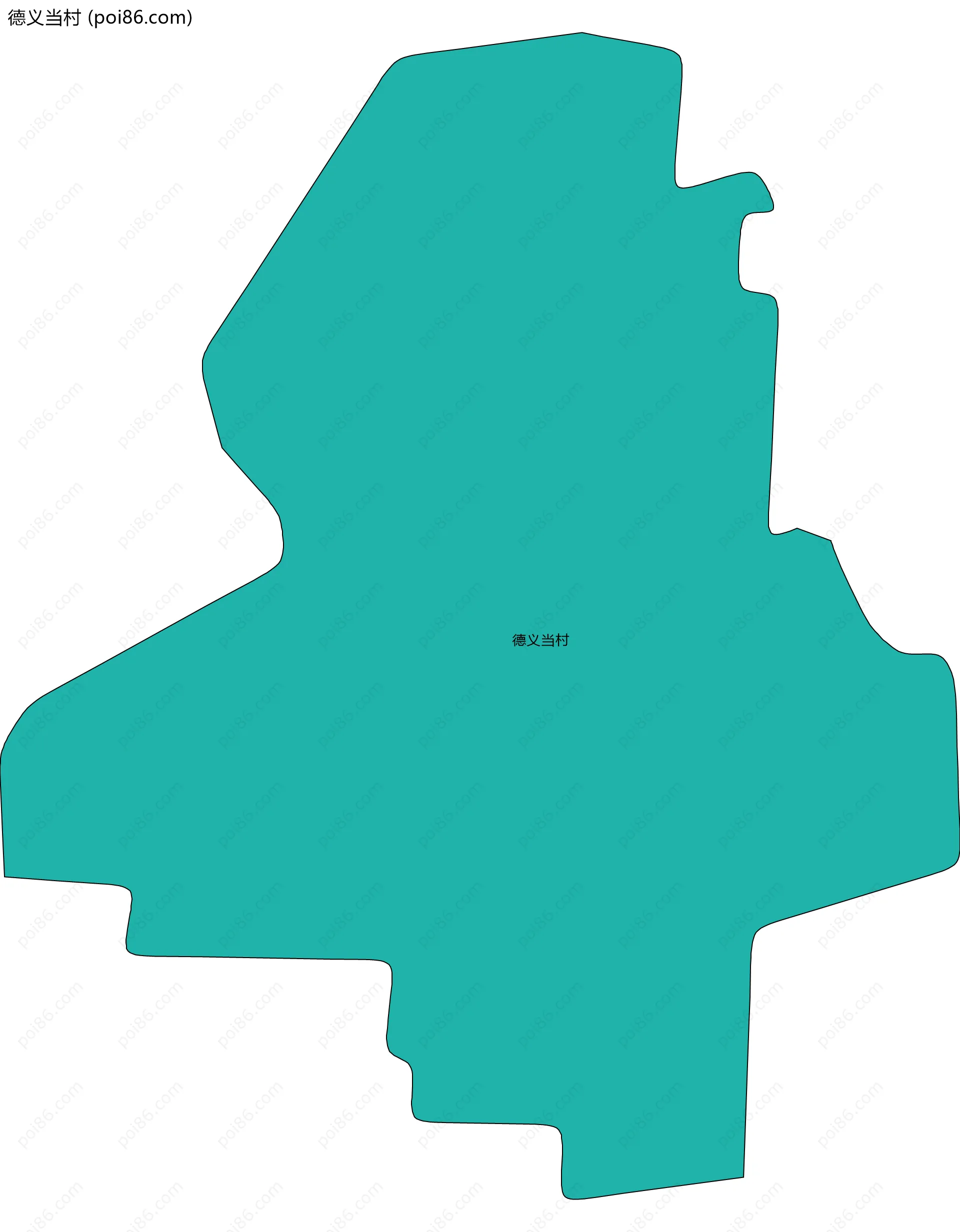 德义当村边界地图