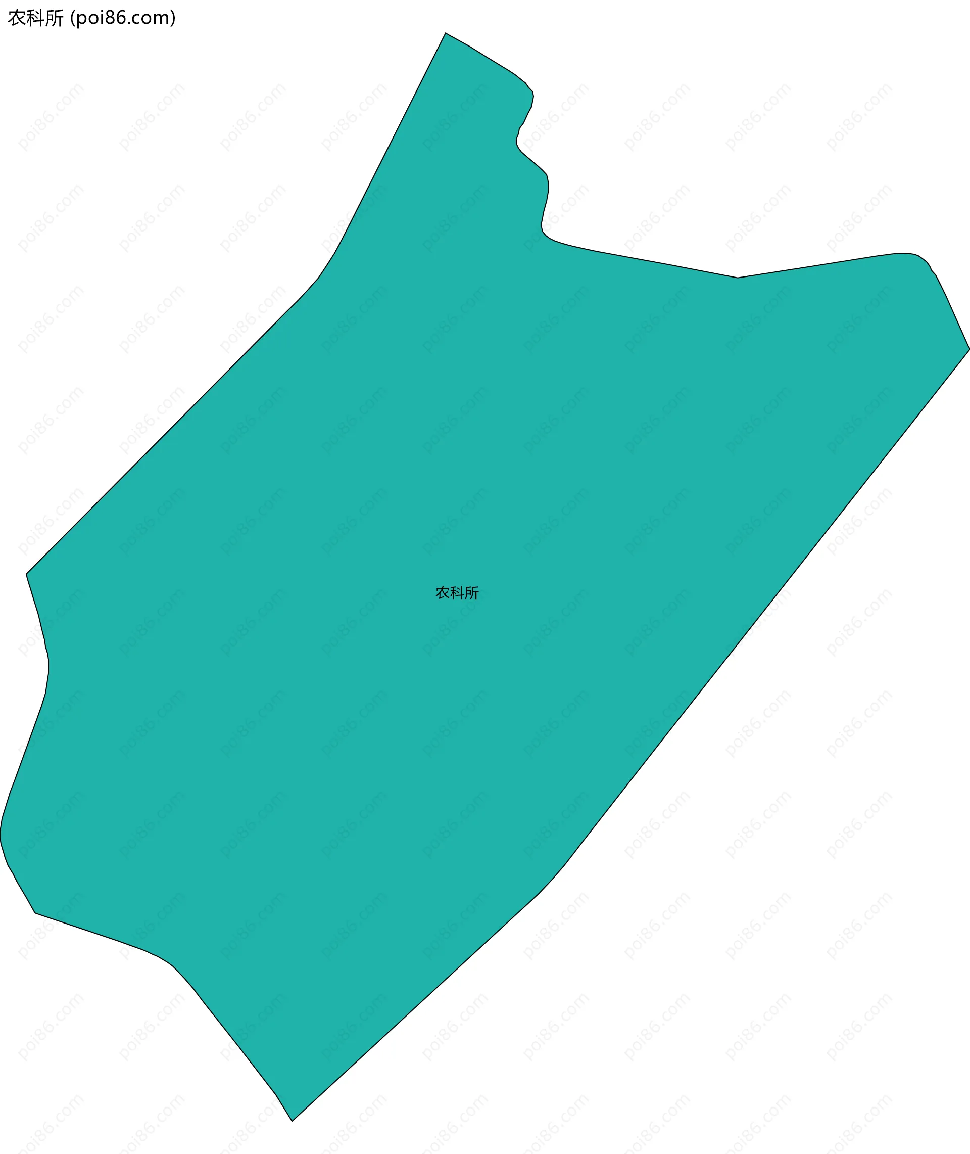 农科所边界地图