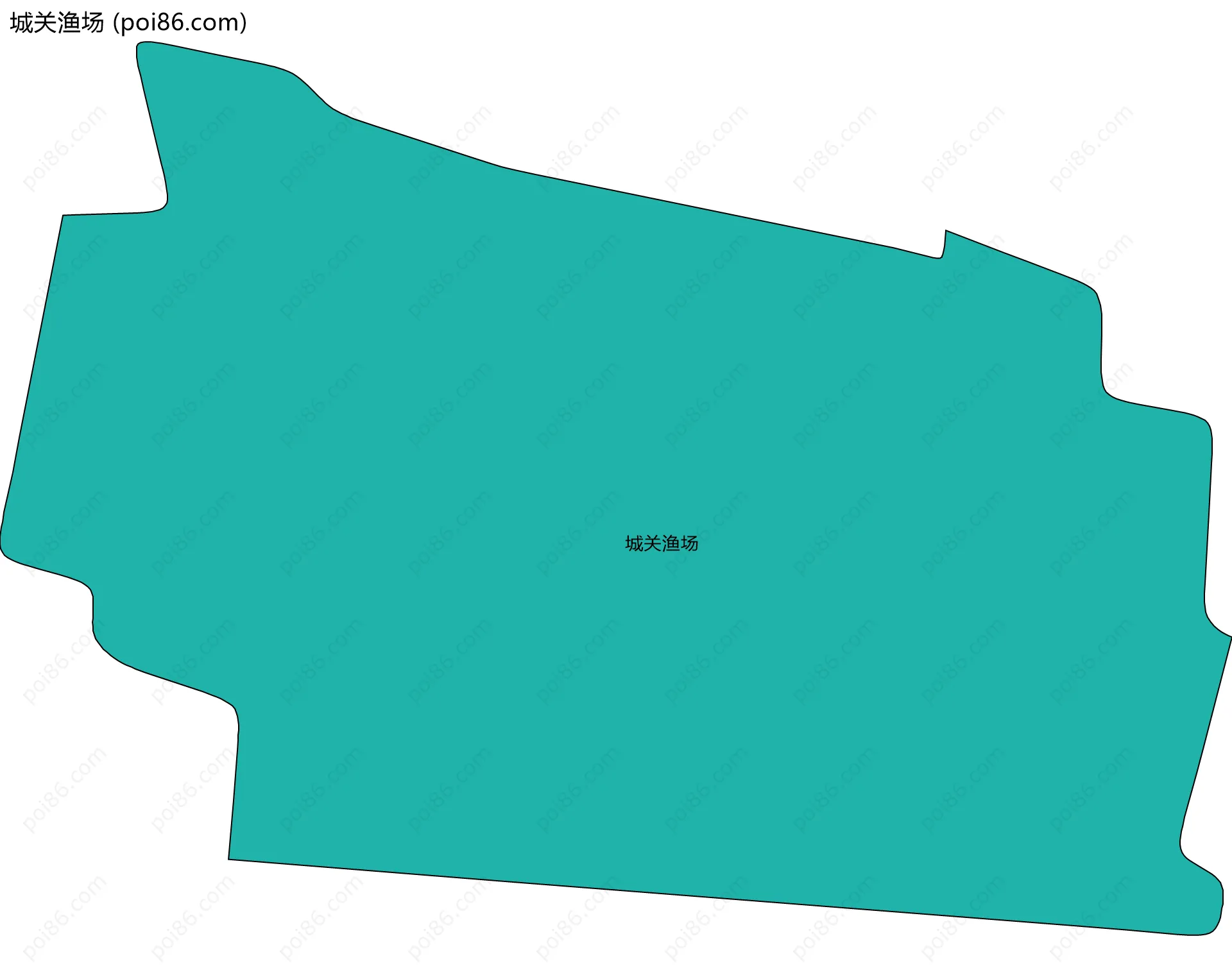 城关渔场边界地图
