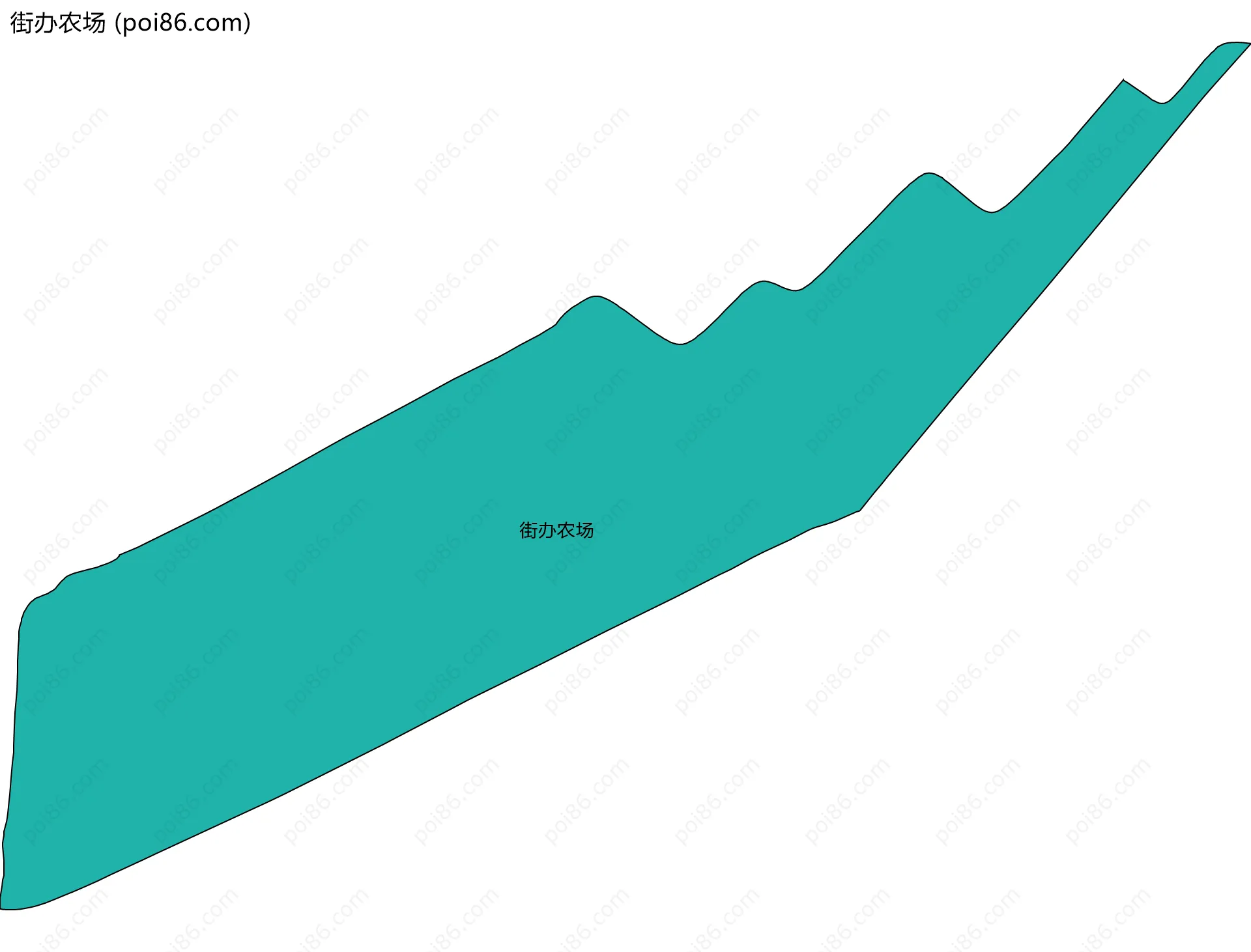街办农场边界地图