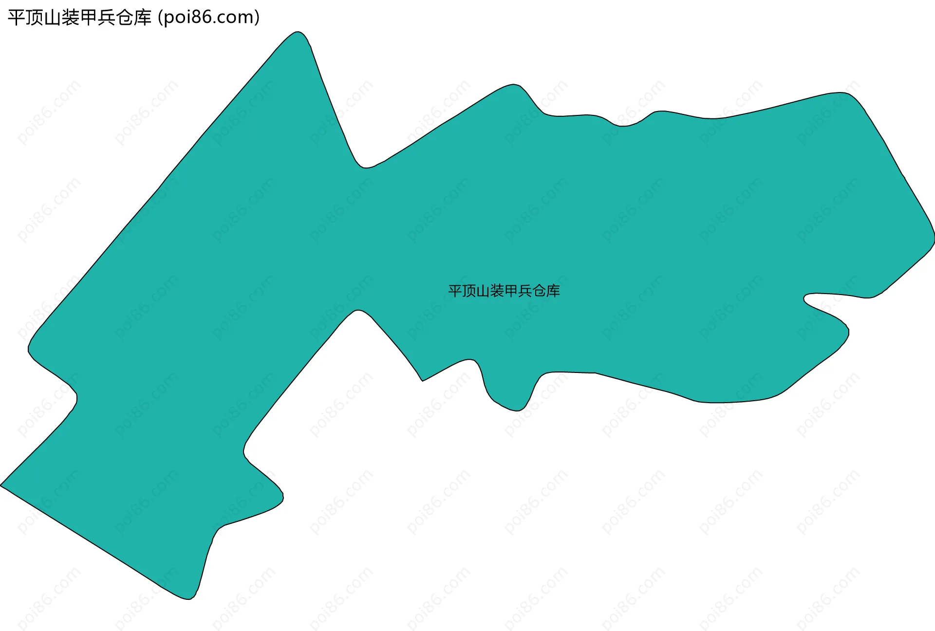 平顶山装甲兵仓库边界地图