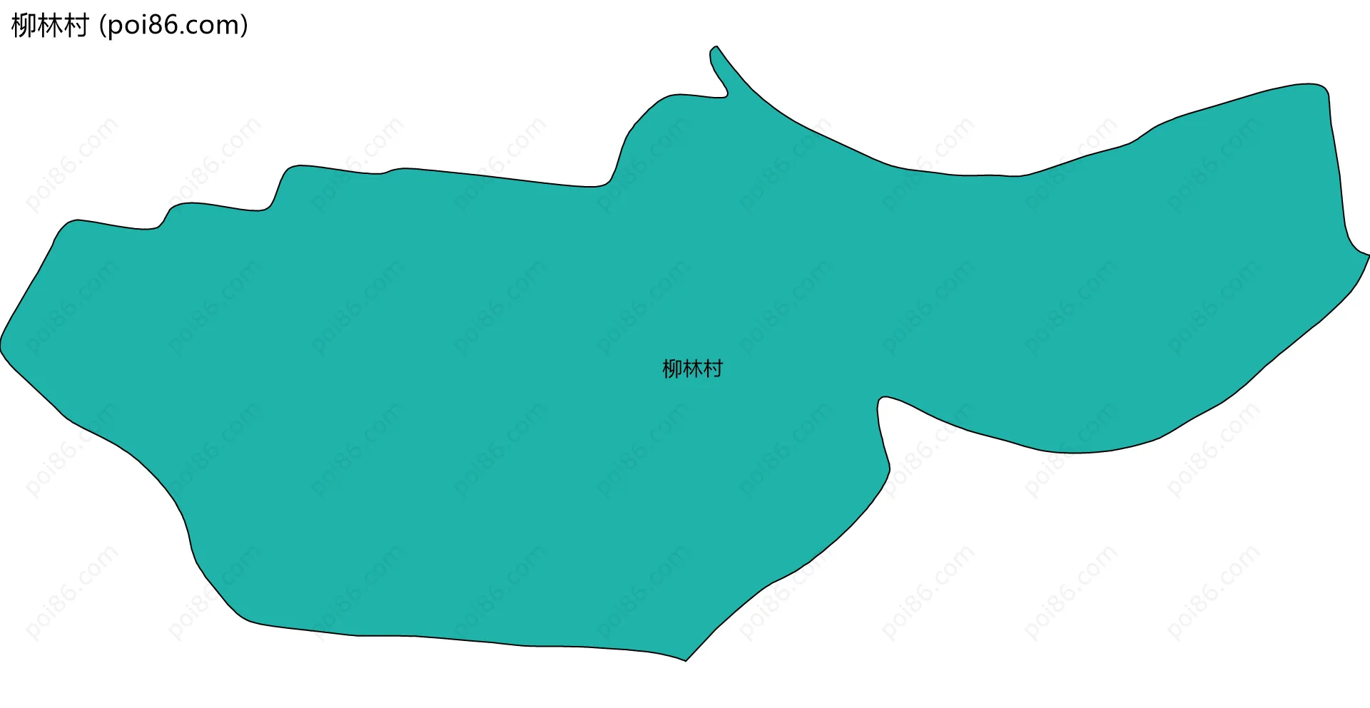 柳林村边界地图