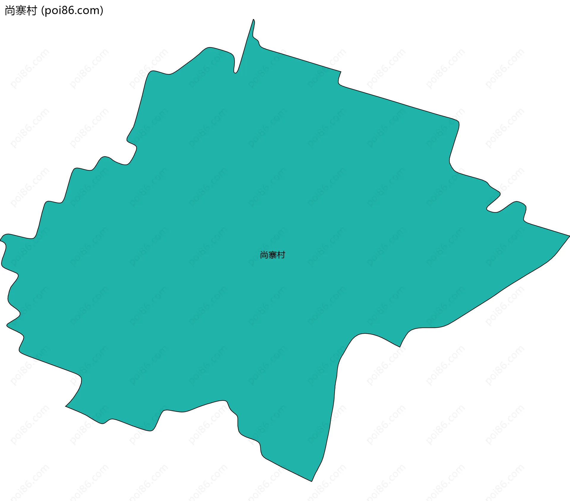 尚寨村边界地图