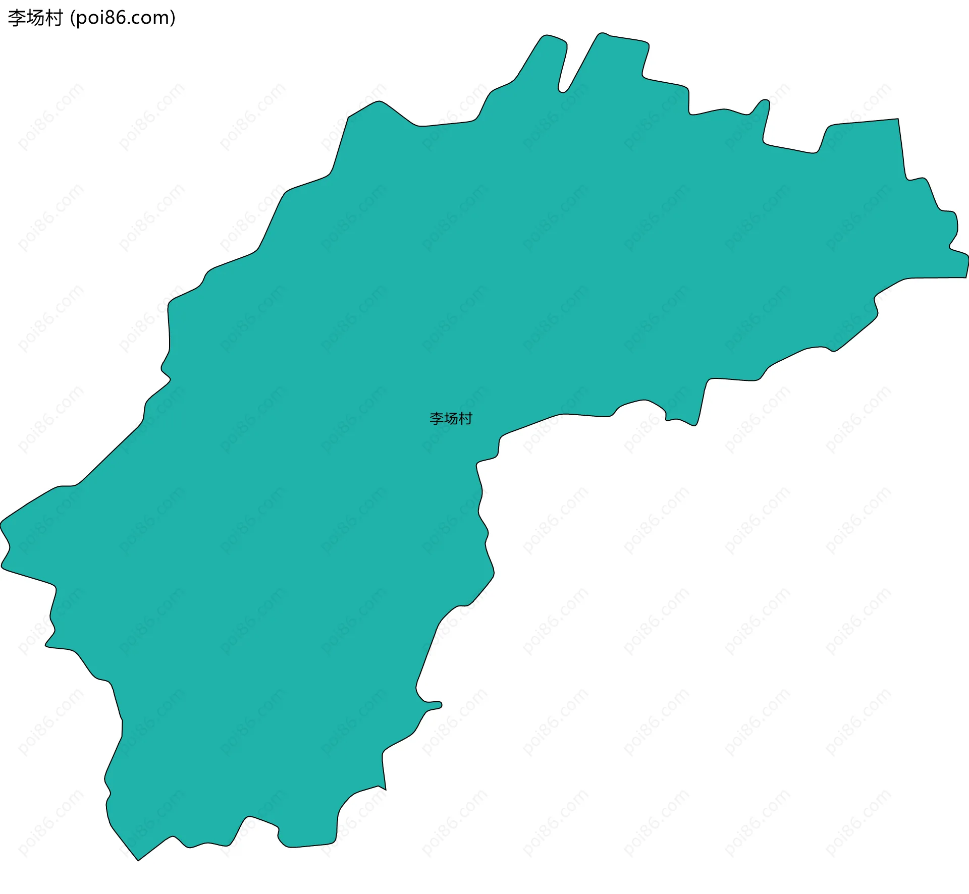 李场村边界地图