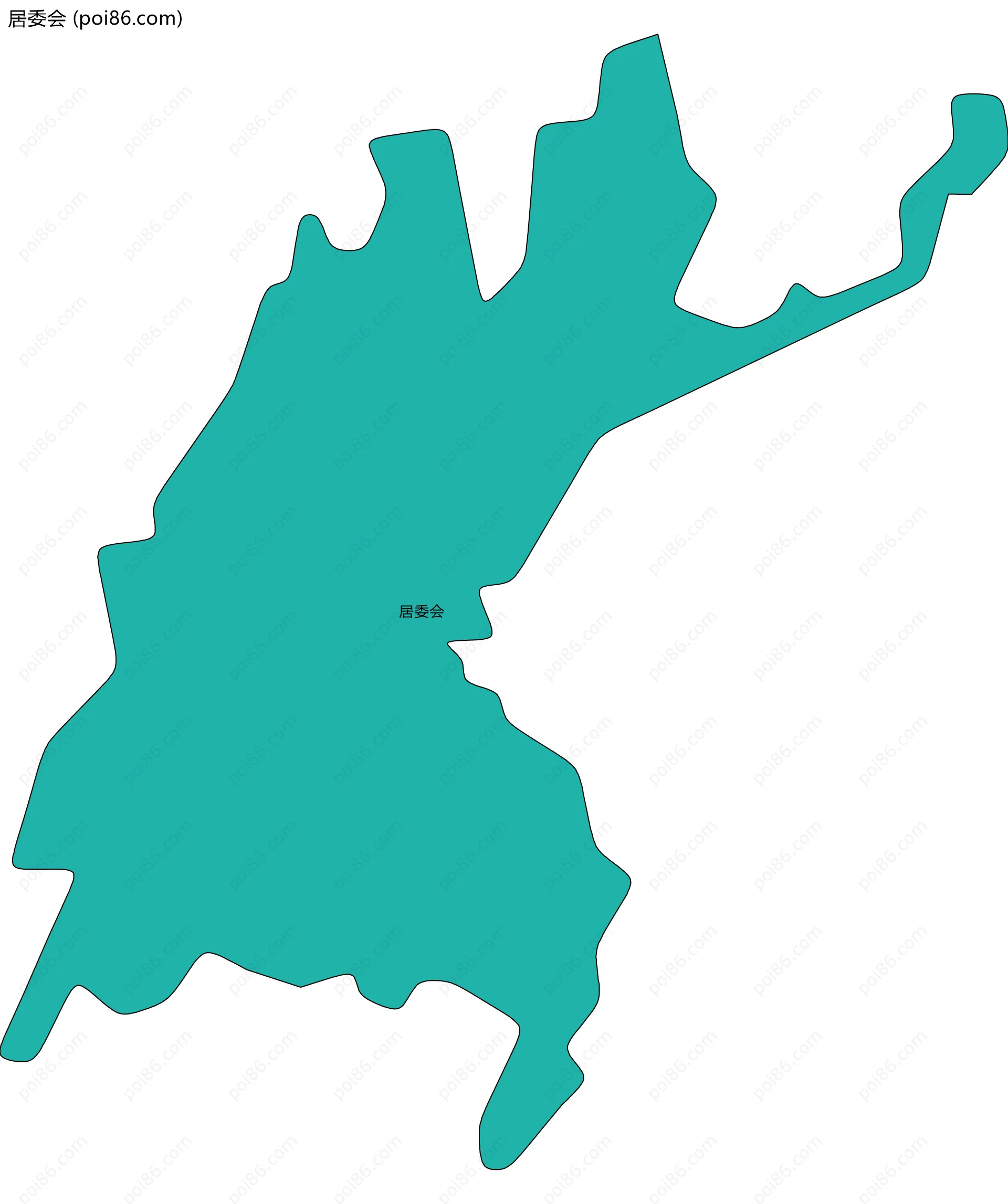 居委会边界地图