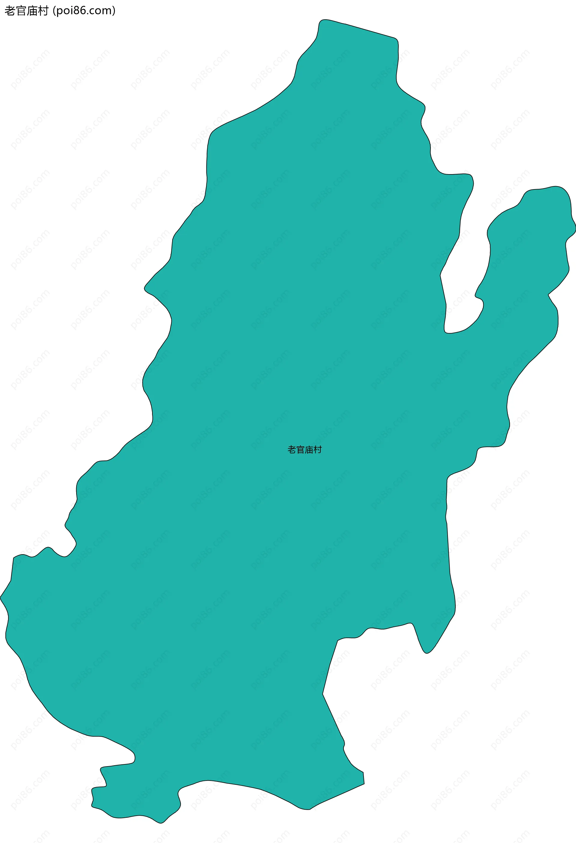 老官庙村边界地图