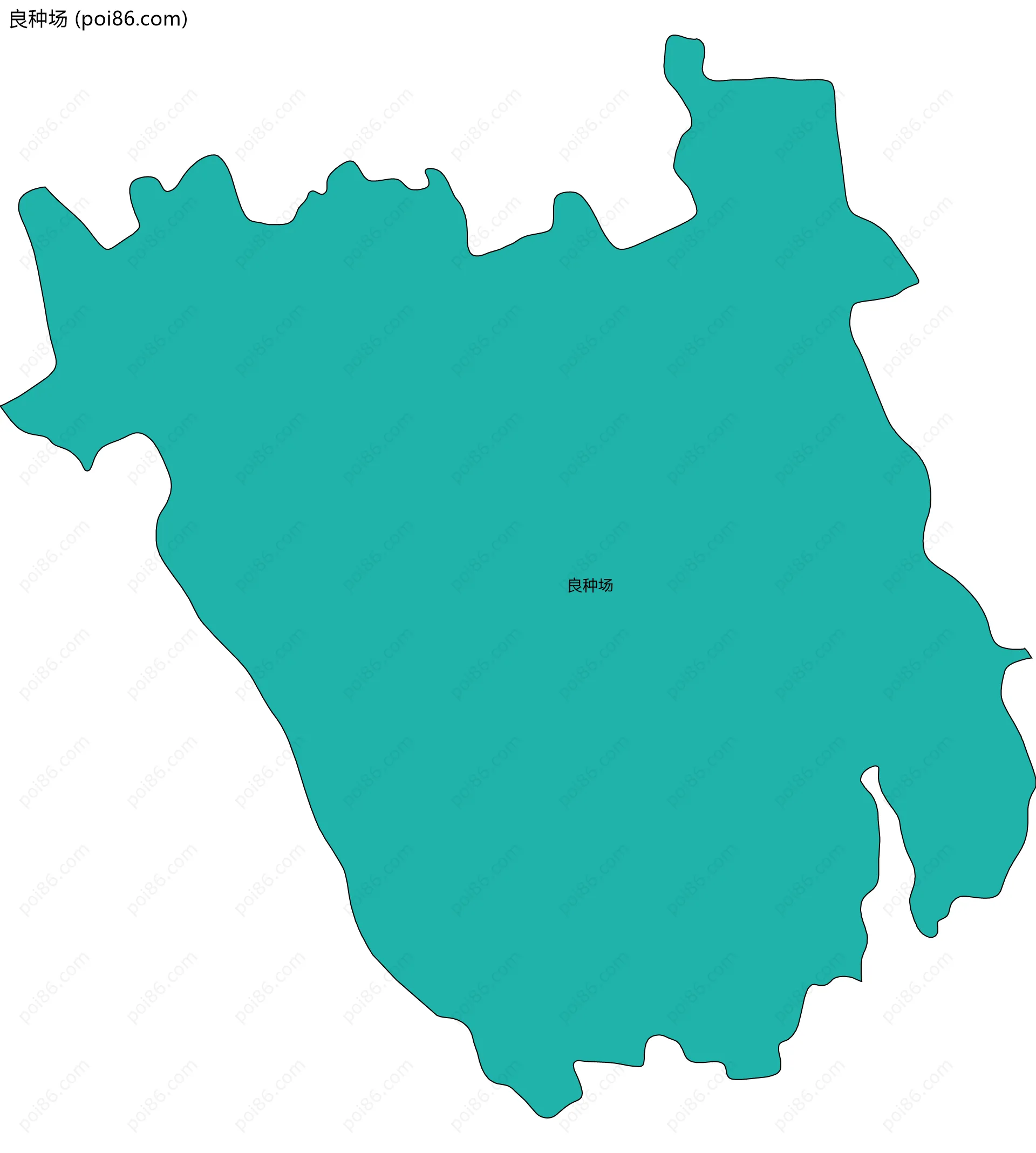 良种场边界地图