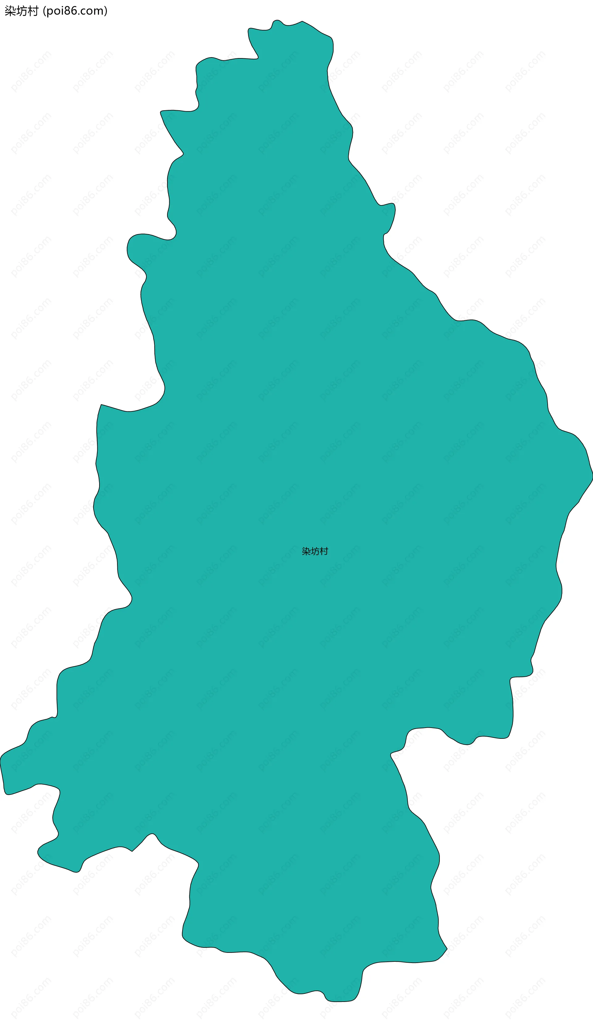 染坊村边界地图