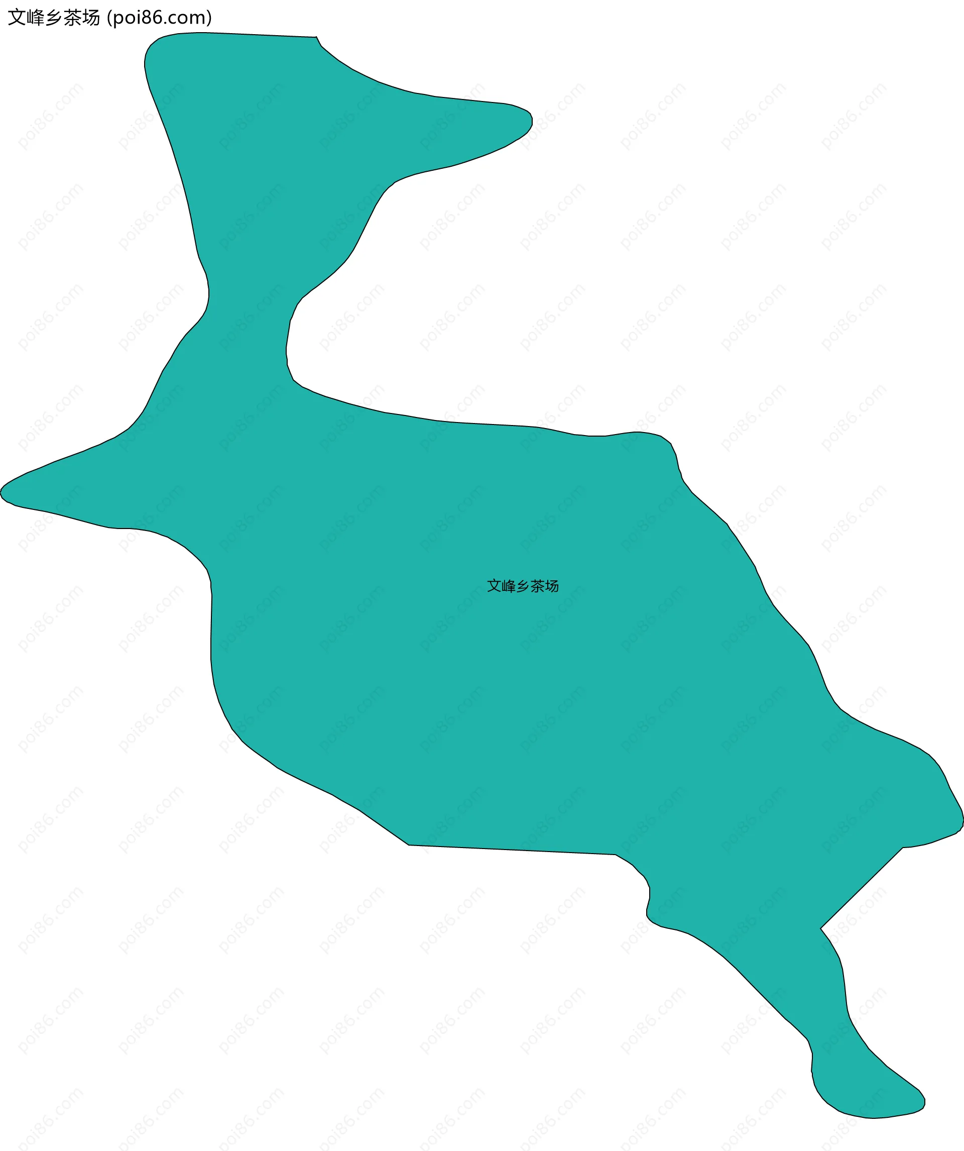 文峰乡茶场边界地图