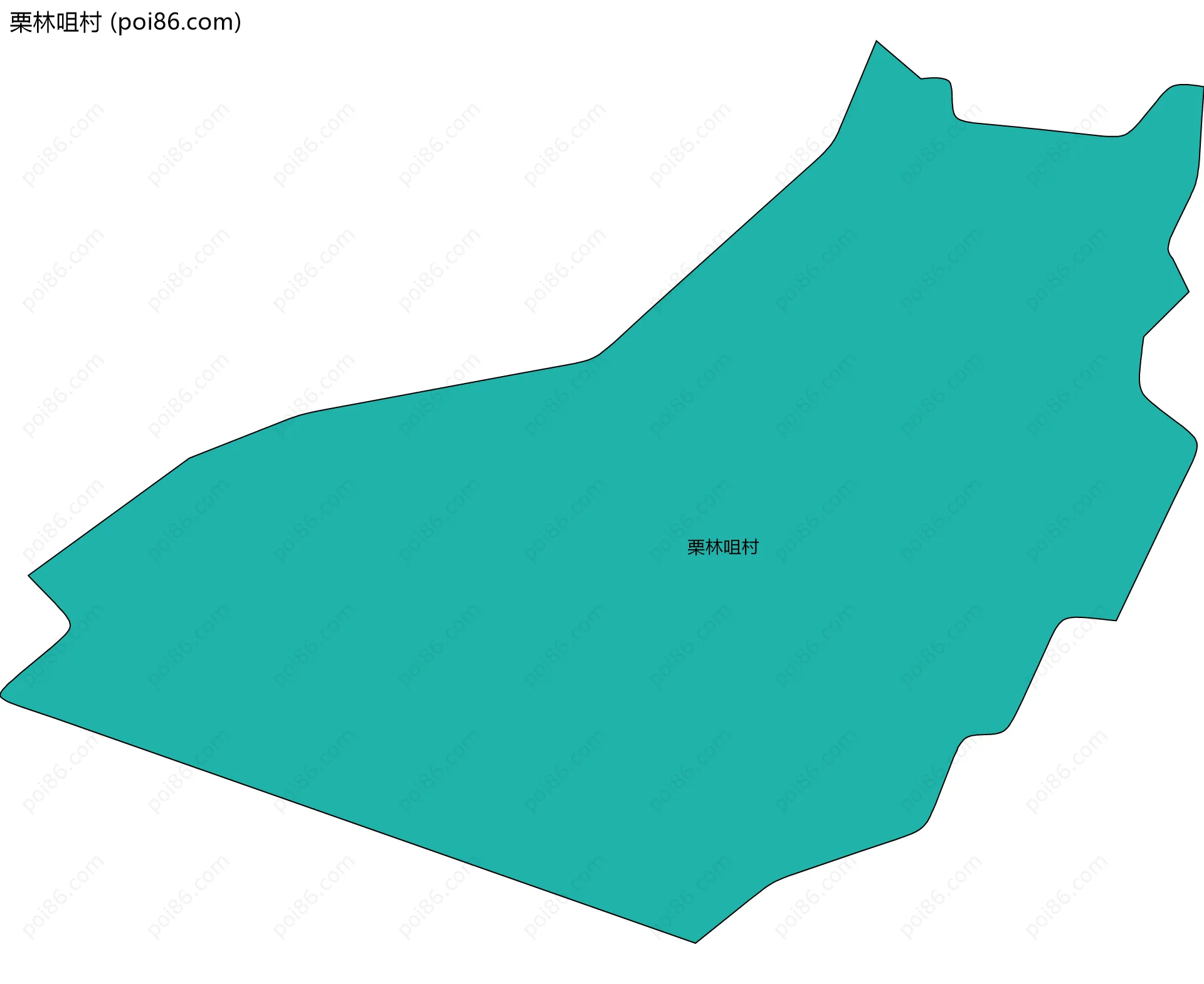 栗林咀村边界地图