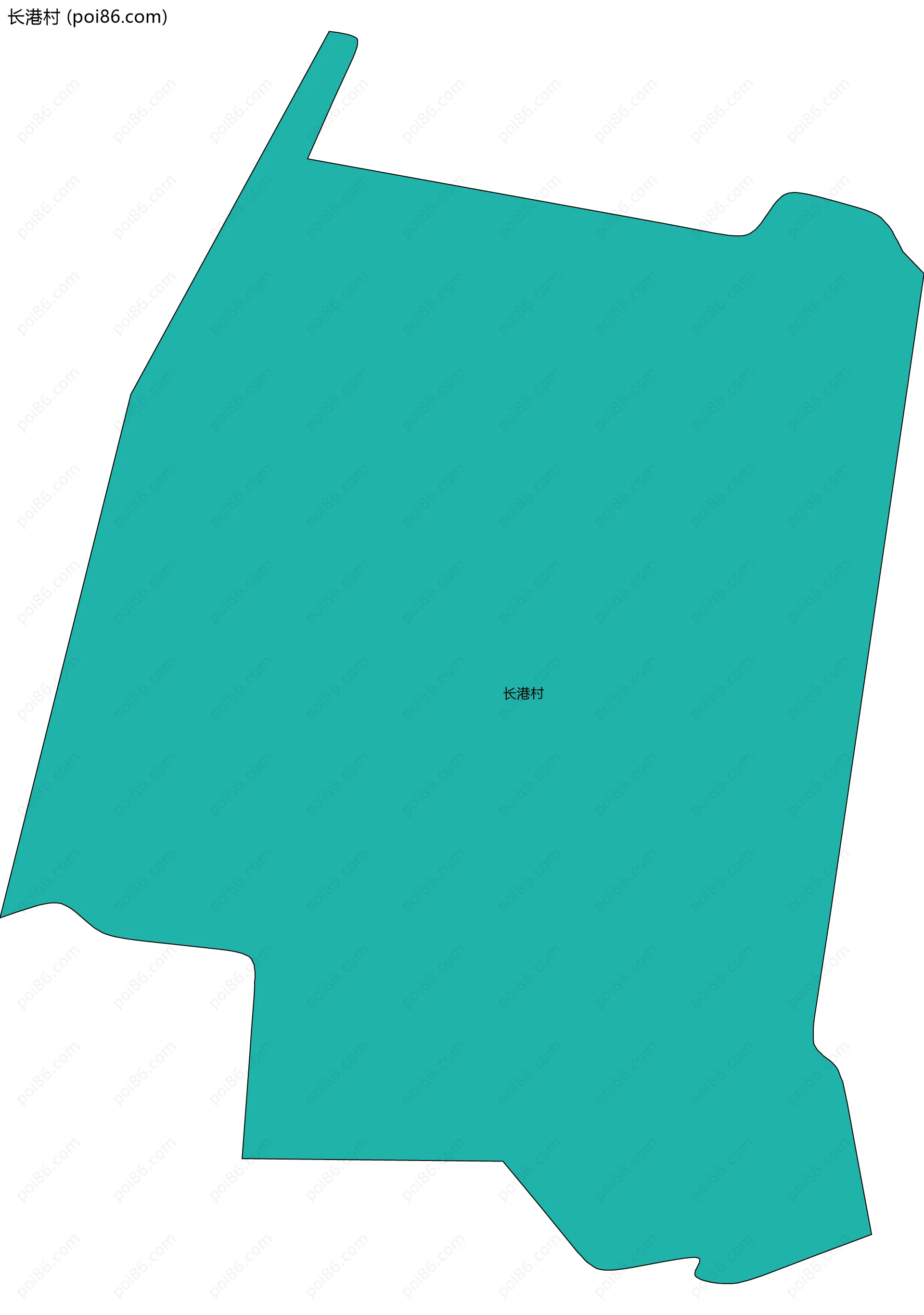 长港村边界地图