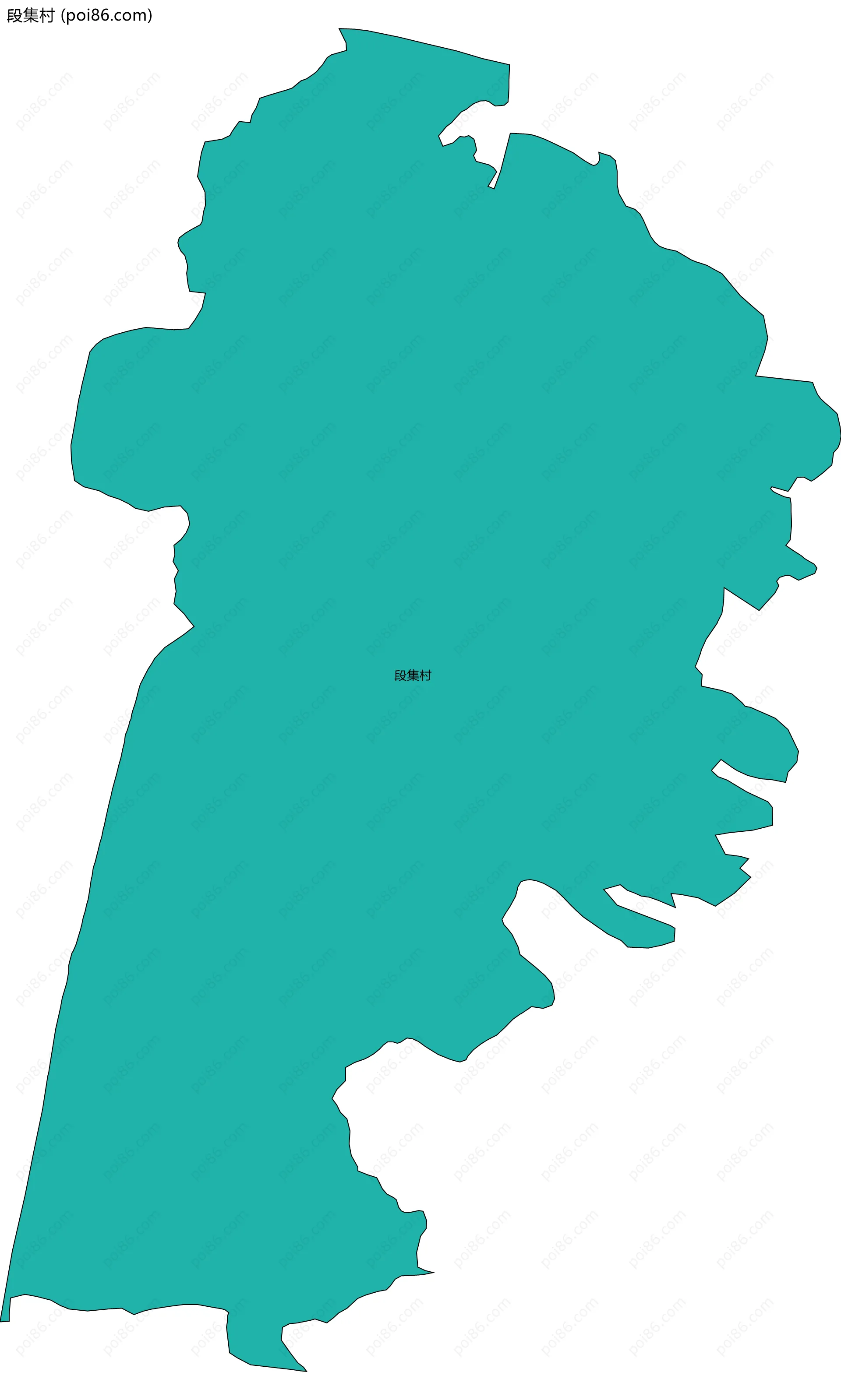 段集村边界地图
