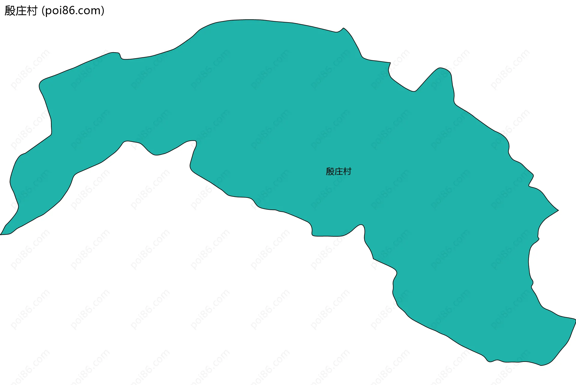 殷庄村边界地图