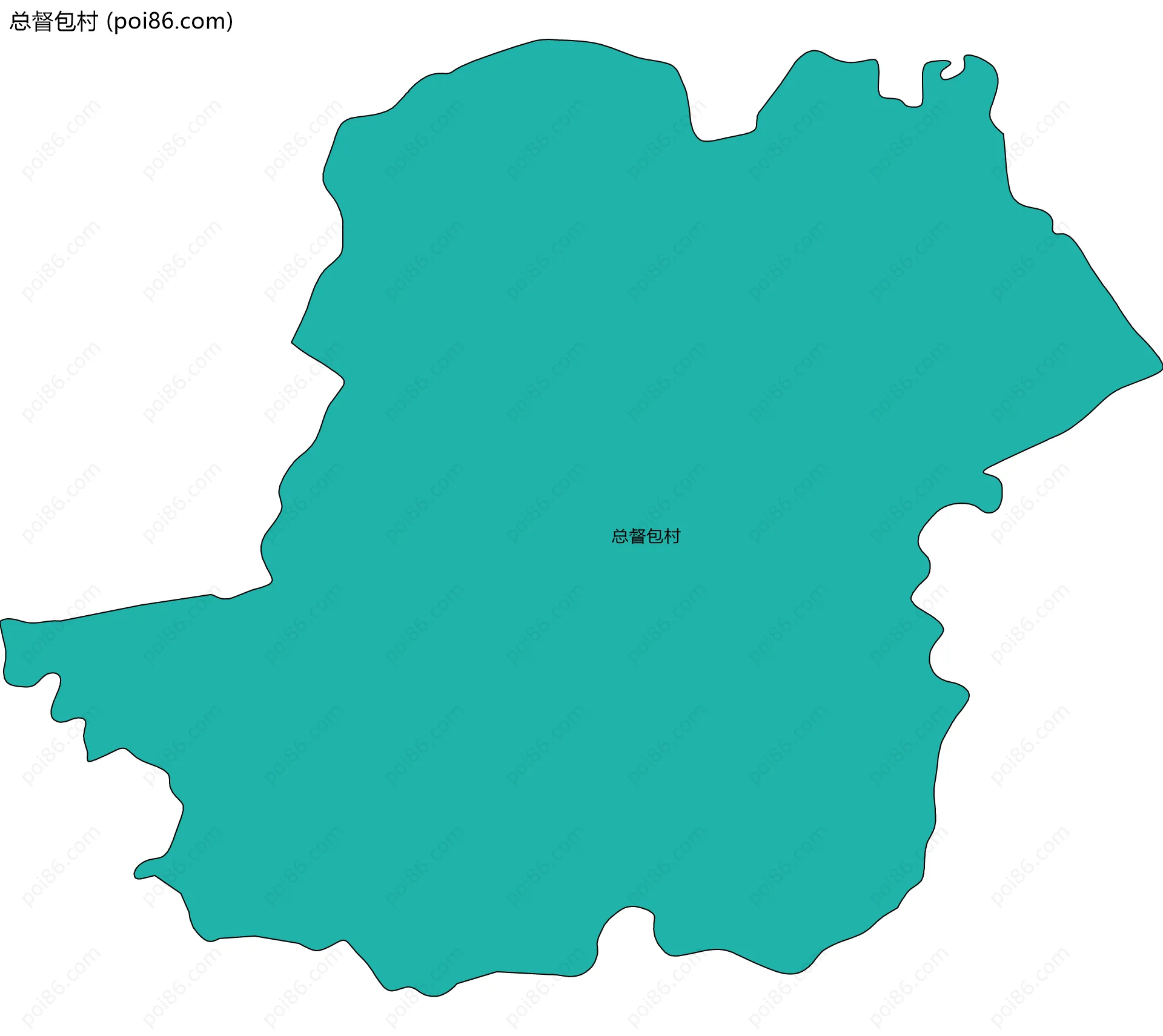 总督包村边界地图