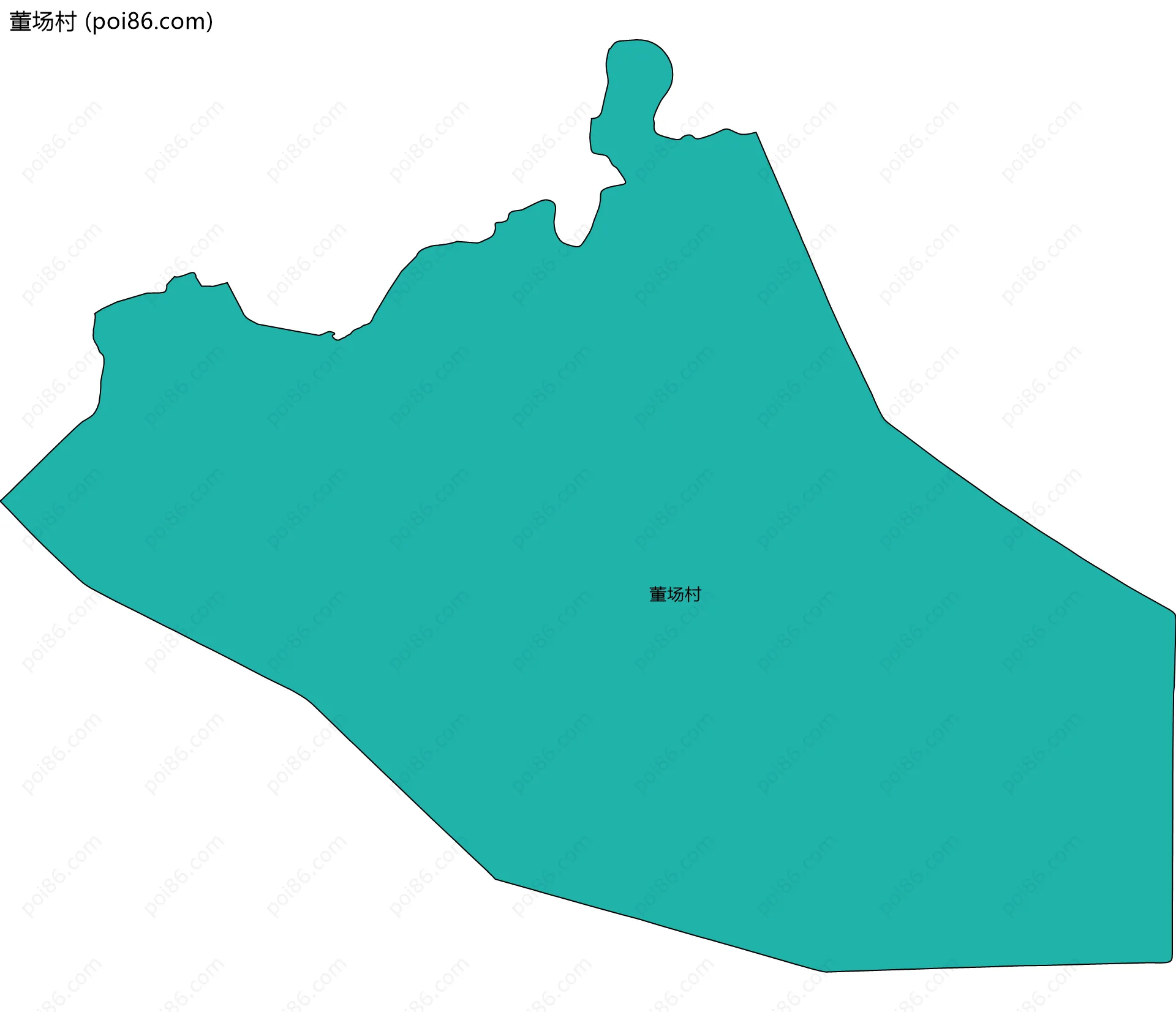 董场村边界地图