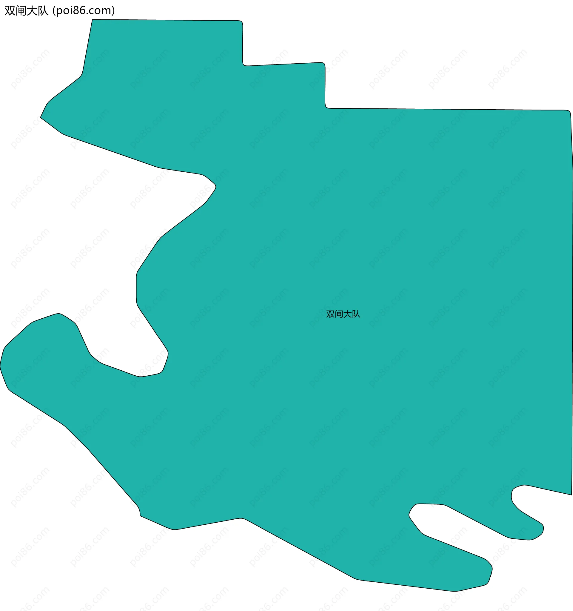 双闸大队边界地图