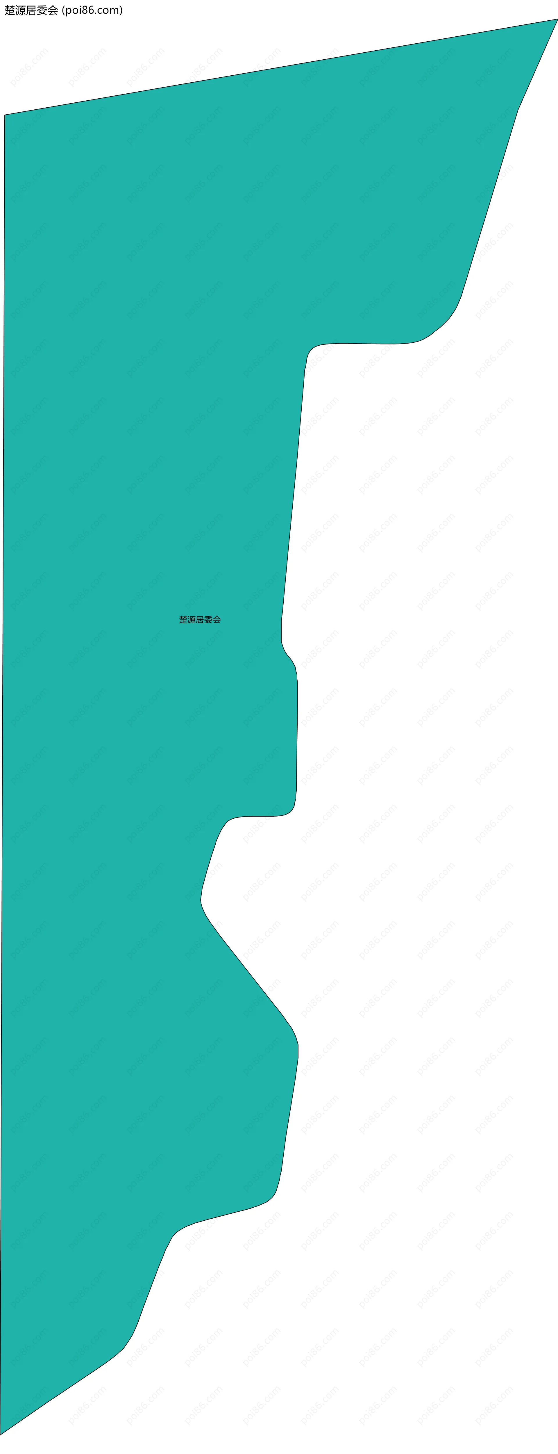 楚源居委会边界地图