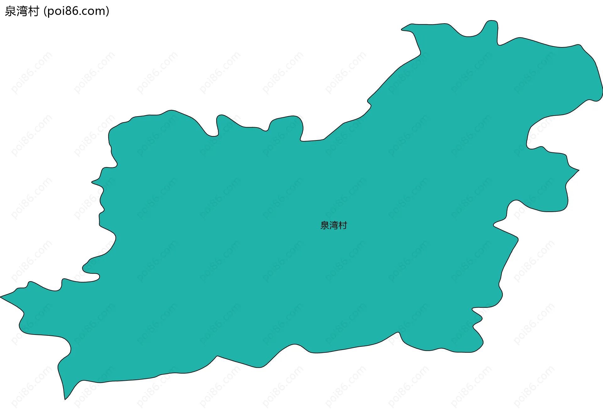 泉湾村边界地图