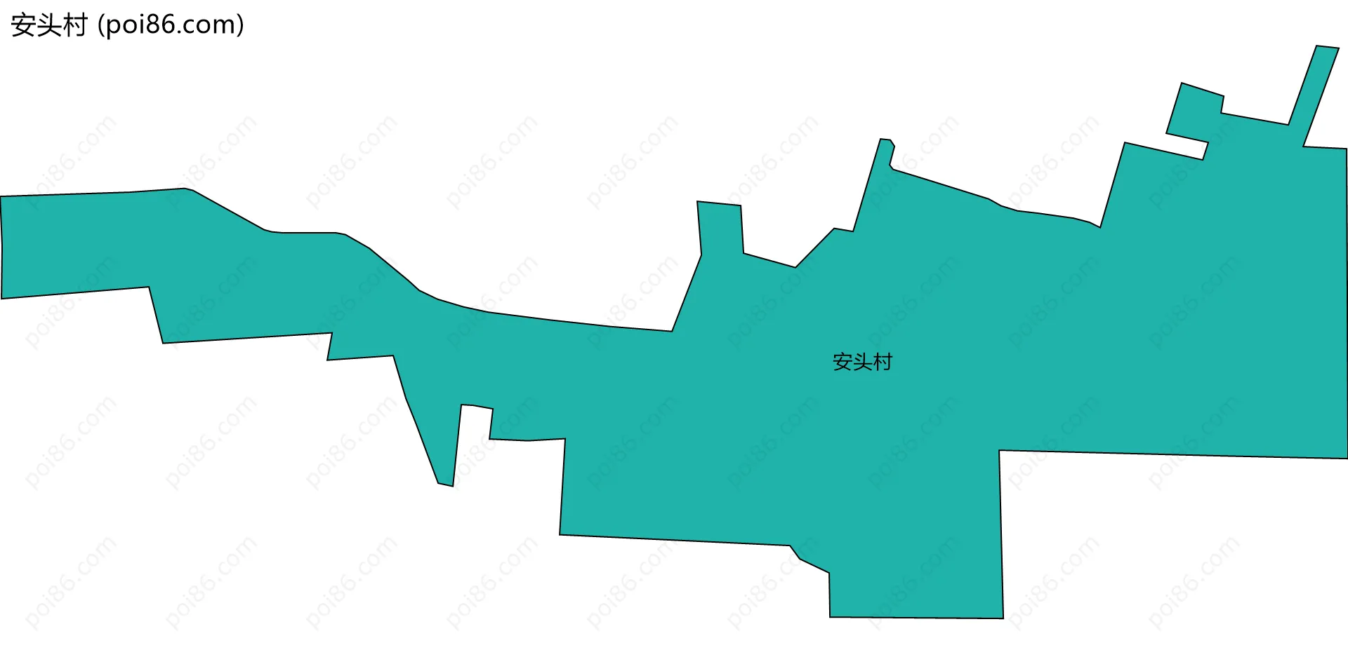 安头村边界地图