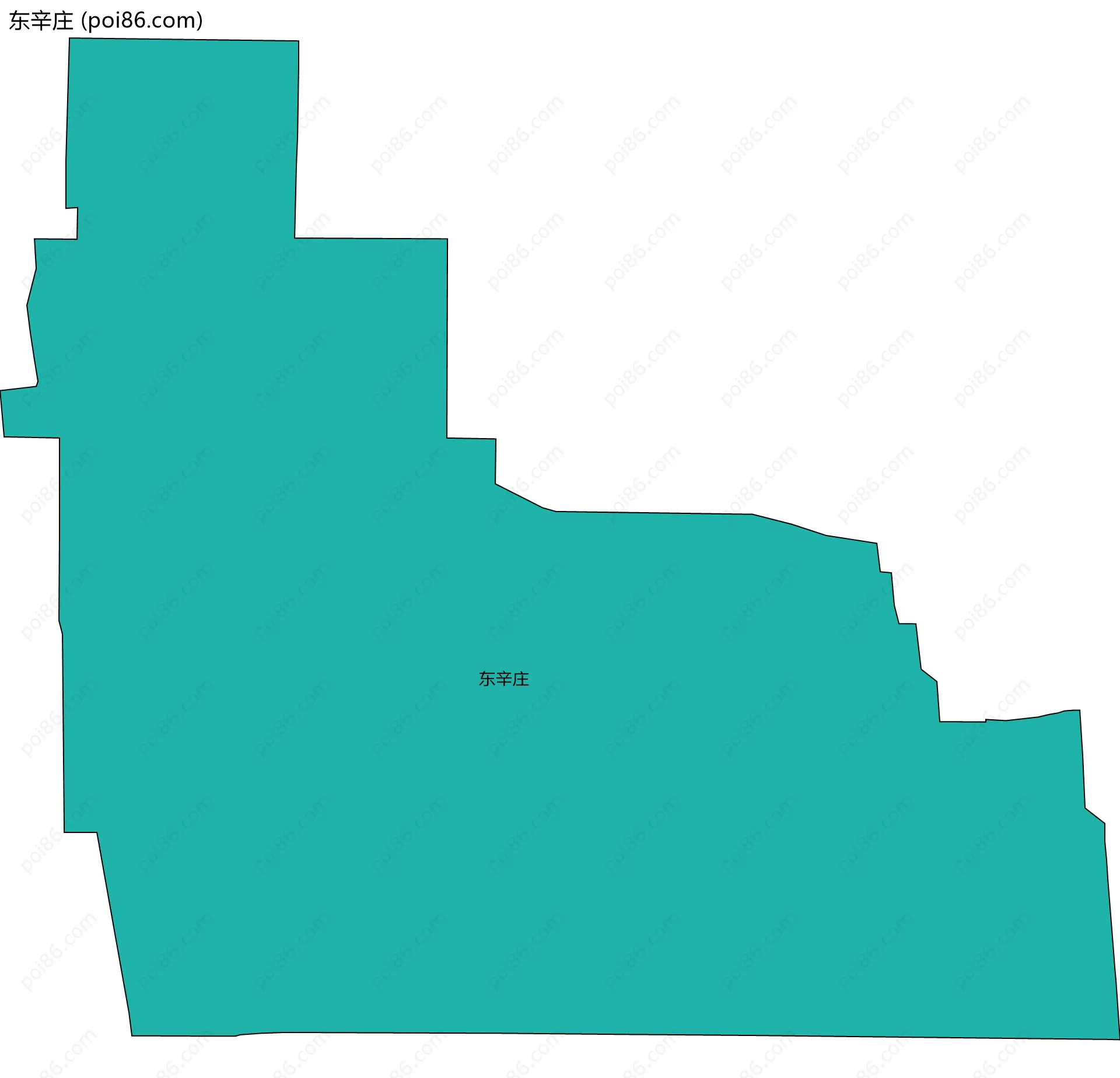 东辛庄边界地图