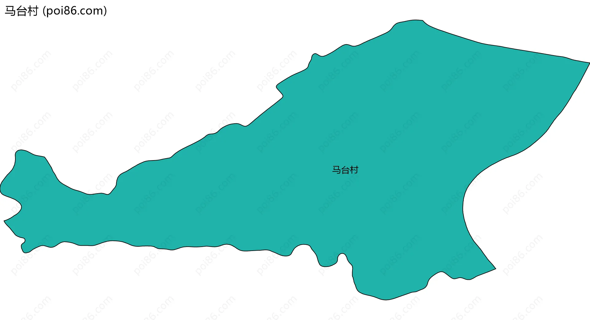 马台村边界地图