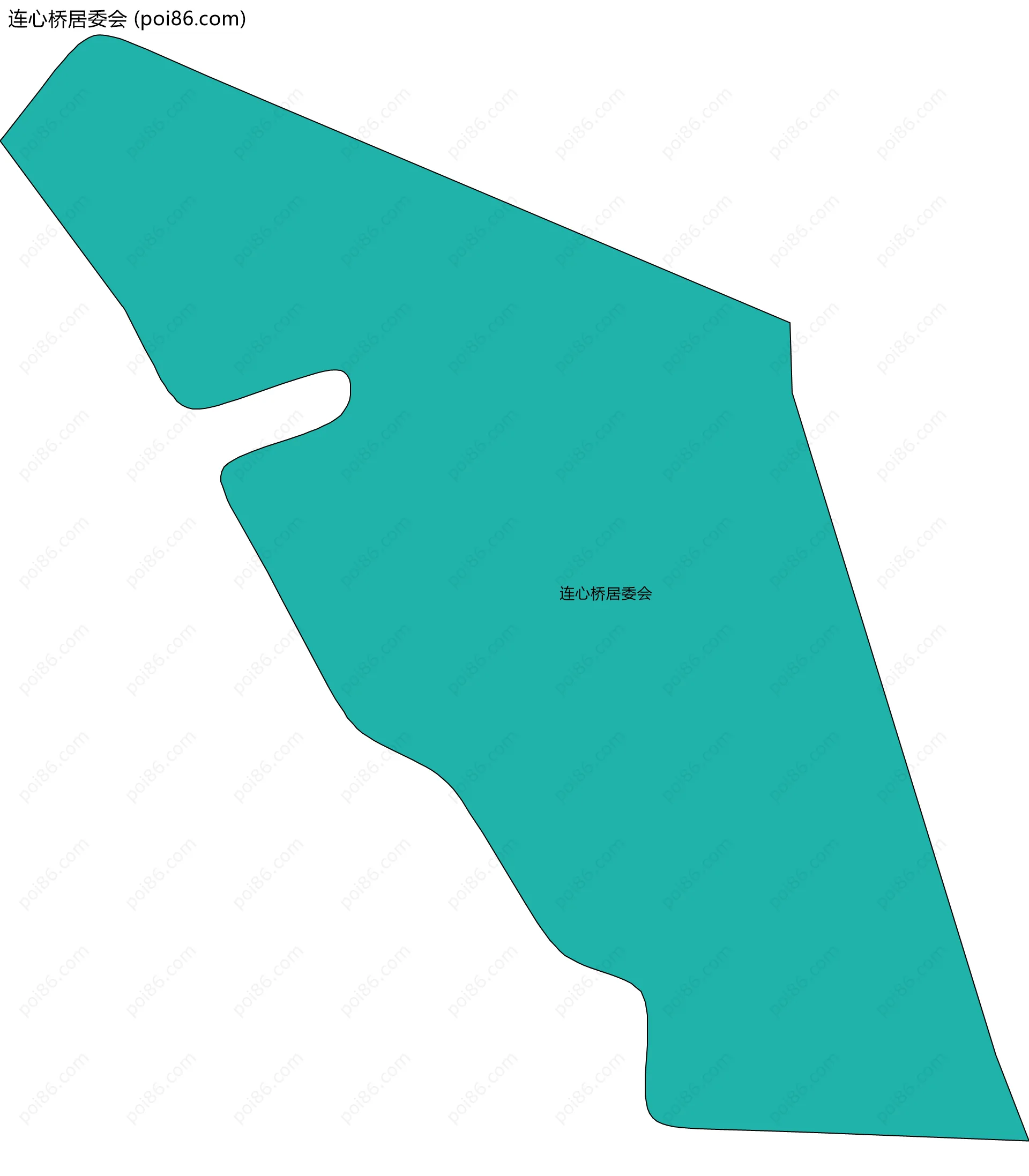 连心桥居委会边界地图