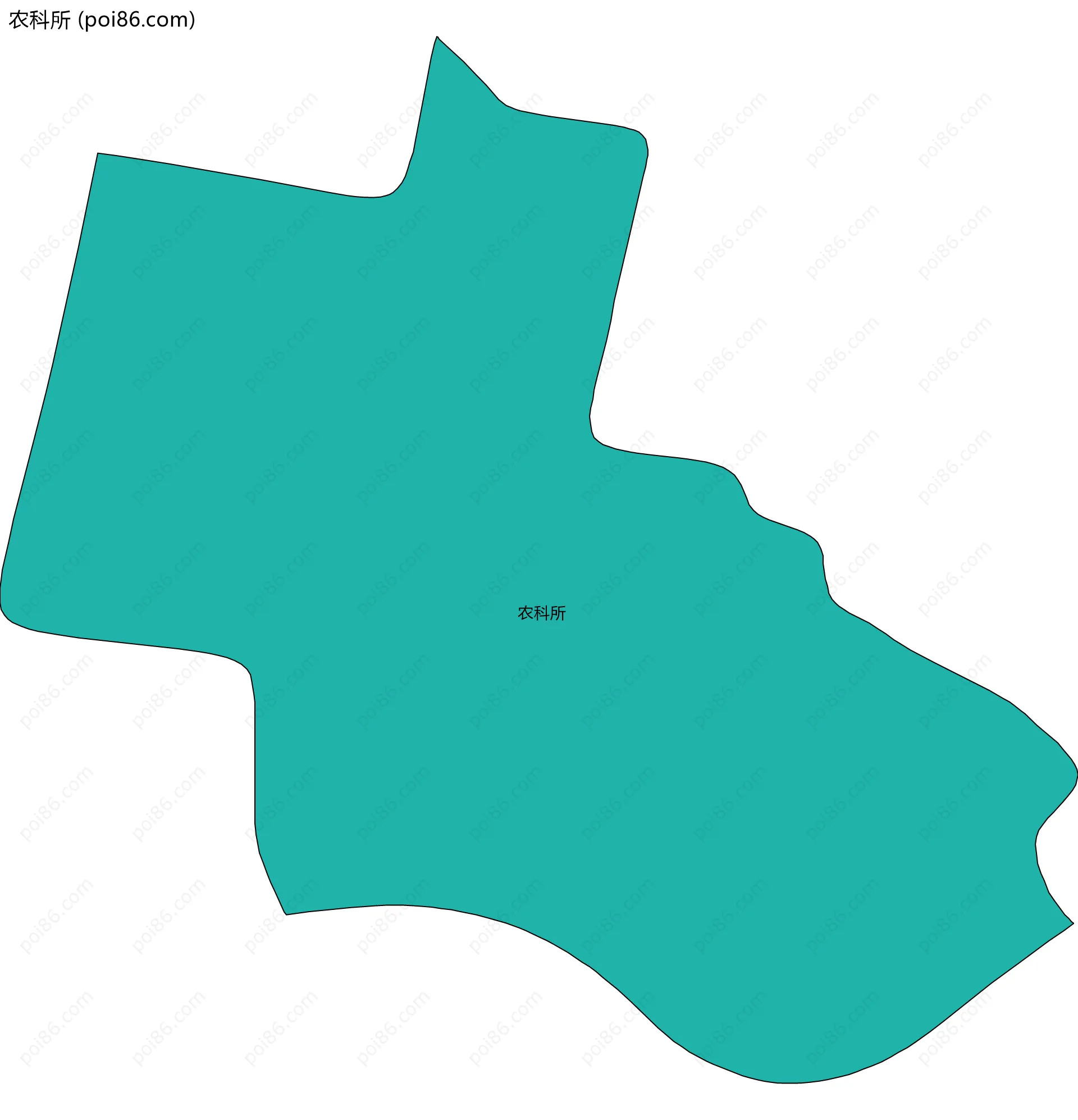 农科所边界地图