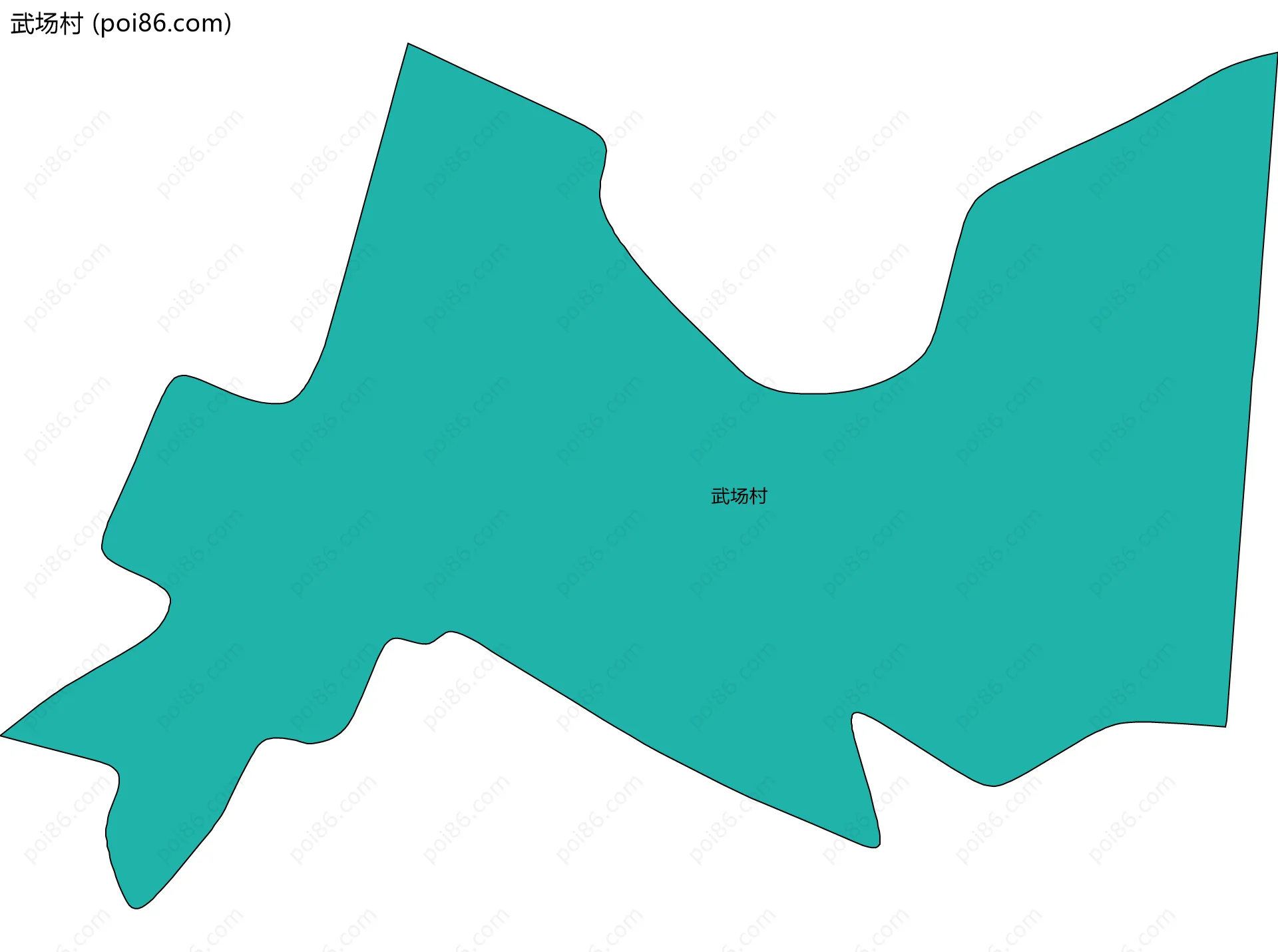 武场村边界地图