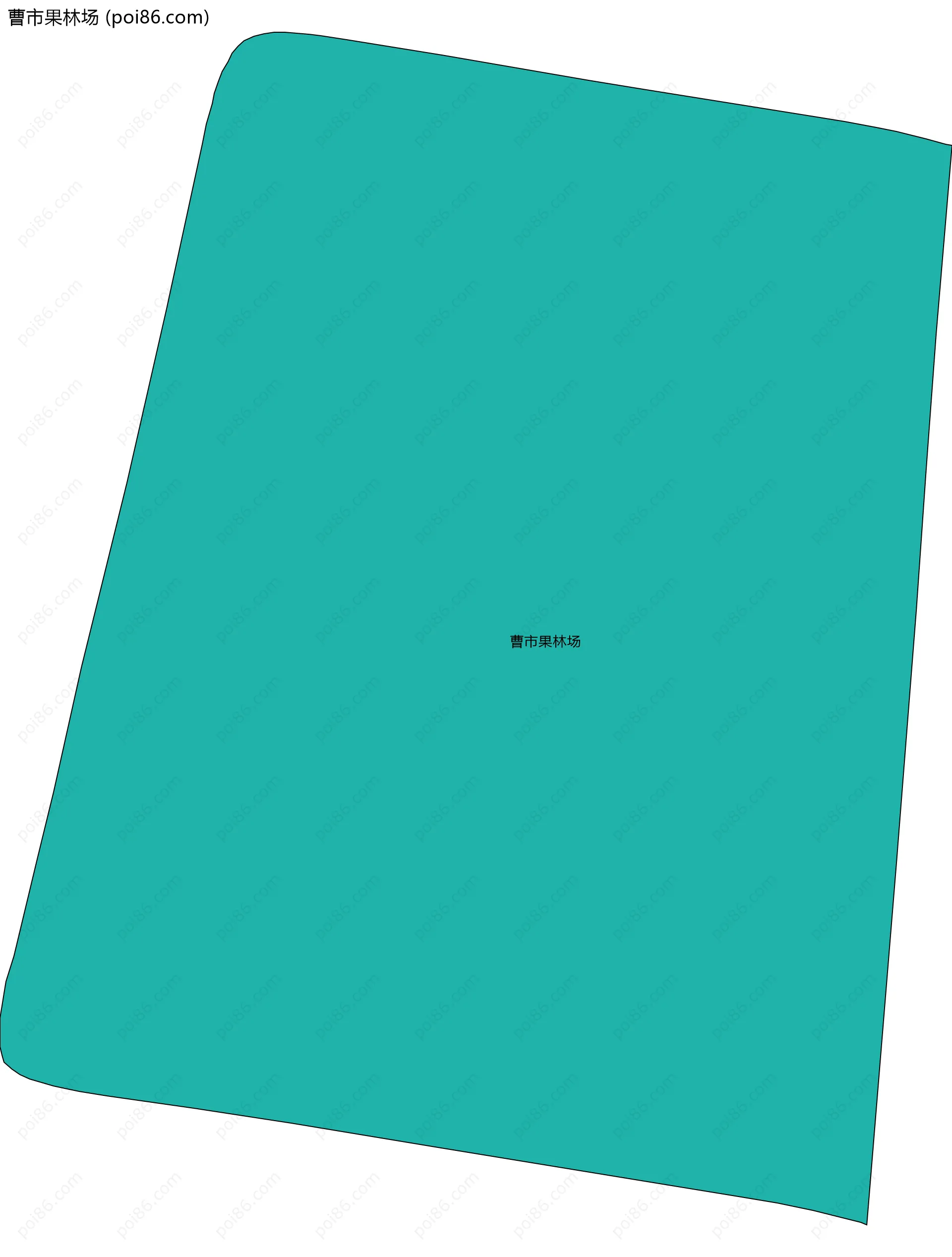 曹市果林场边界地图